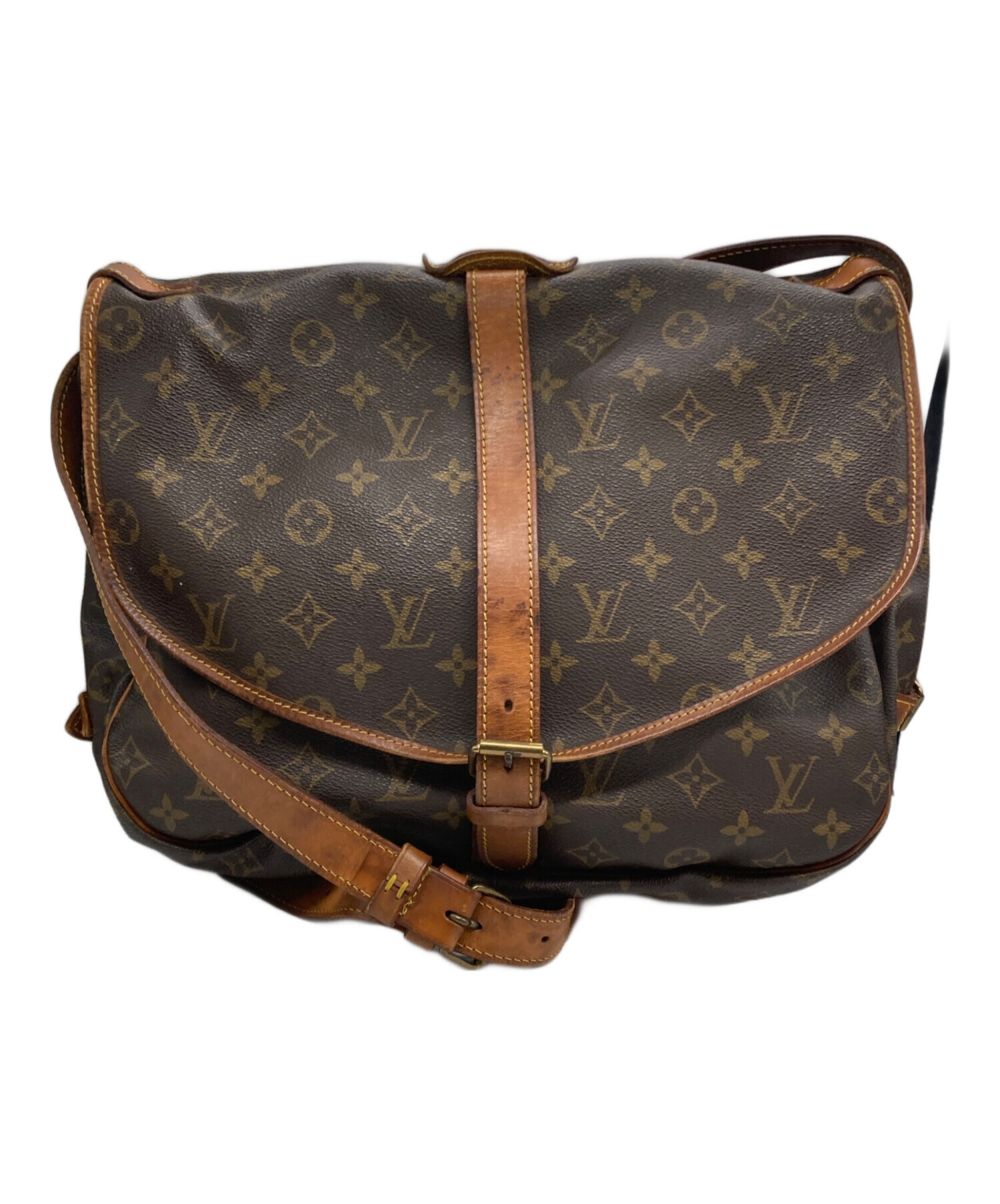 Louis Vuitton ショルダーバッグ ブラウン 中古・古着通販】LOUIS VUITTON (ルイ ヴィトン) ショルダーバッグ