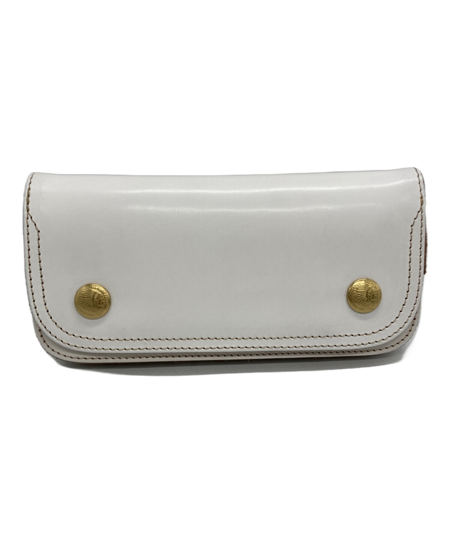 中古・古着通販】RED MOON (レッドムーン) 長財布 ホワイト｜ブランド