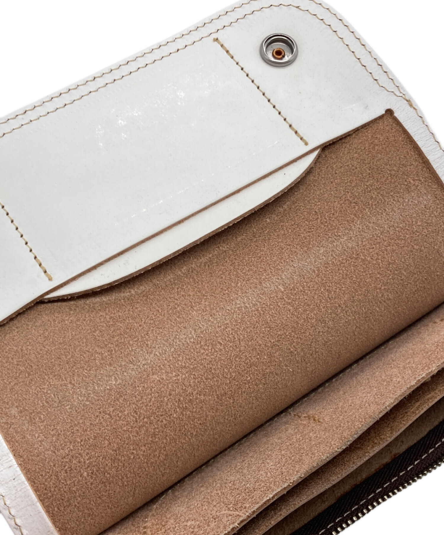 中古・古着通販】RED MOON (レッドムーン) 長財布 ホワイト｜ブランド