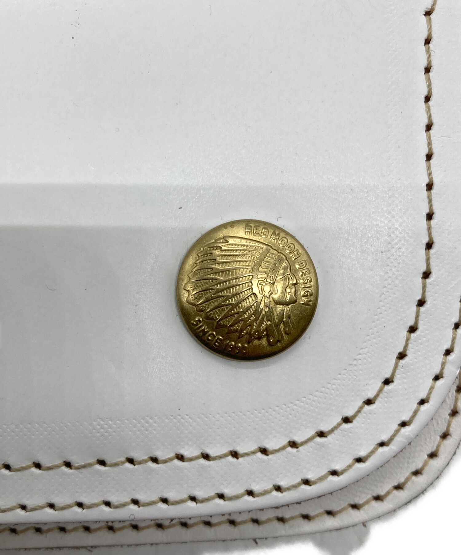 中古・古着通販】RED MOON (レッドムーン) 長財布 ホワイト｜ブランド