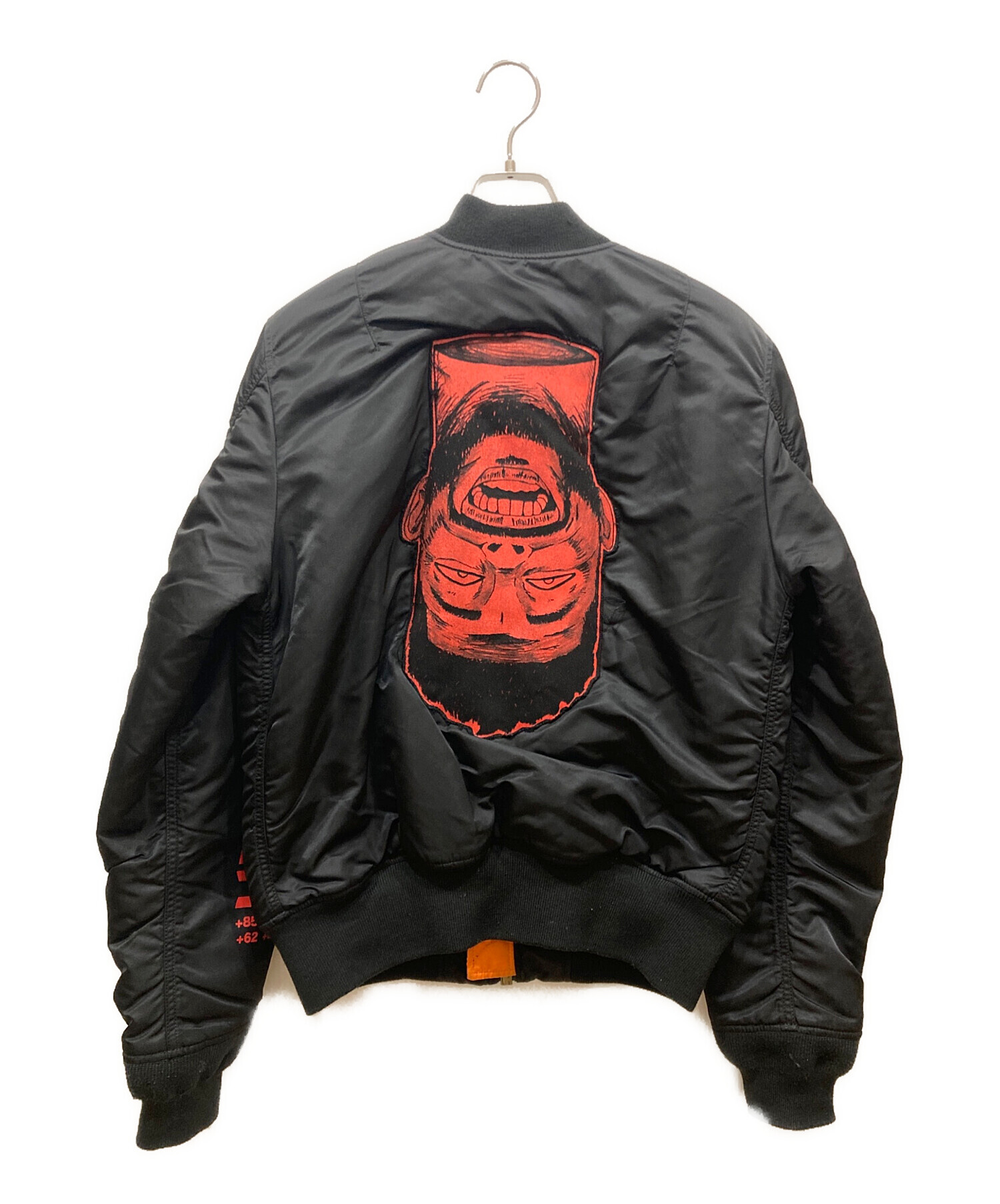 中古・古着通販】ALPHA (アルファ) MA-1ジャケット ブラック サイズ