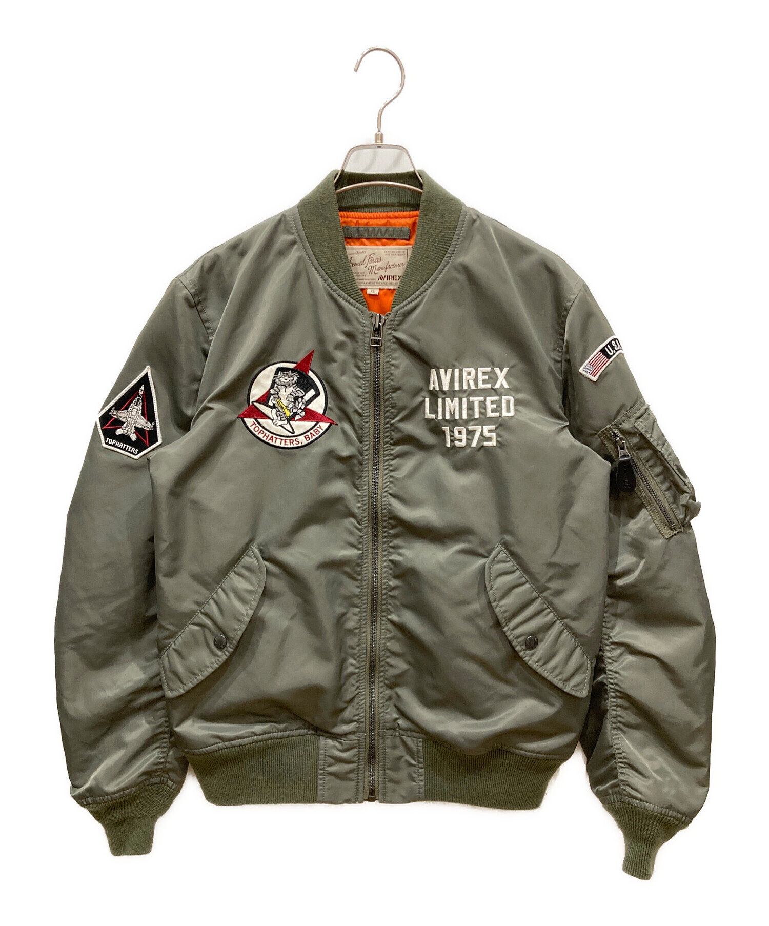 中古・古着通販】AVIREX (アヴィレックス) LIGHT MA-1 TOPHATTRS