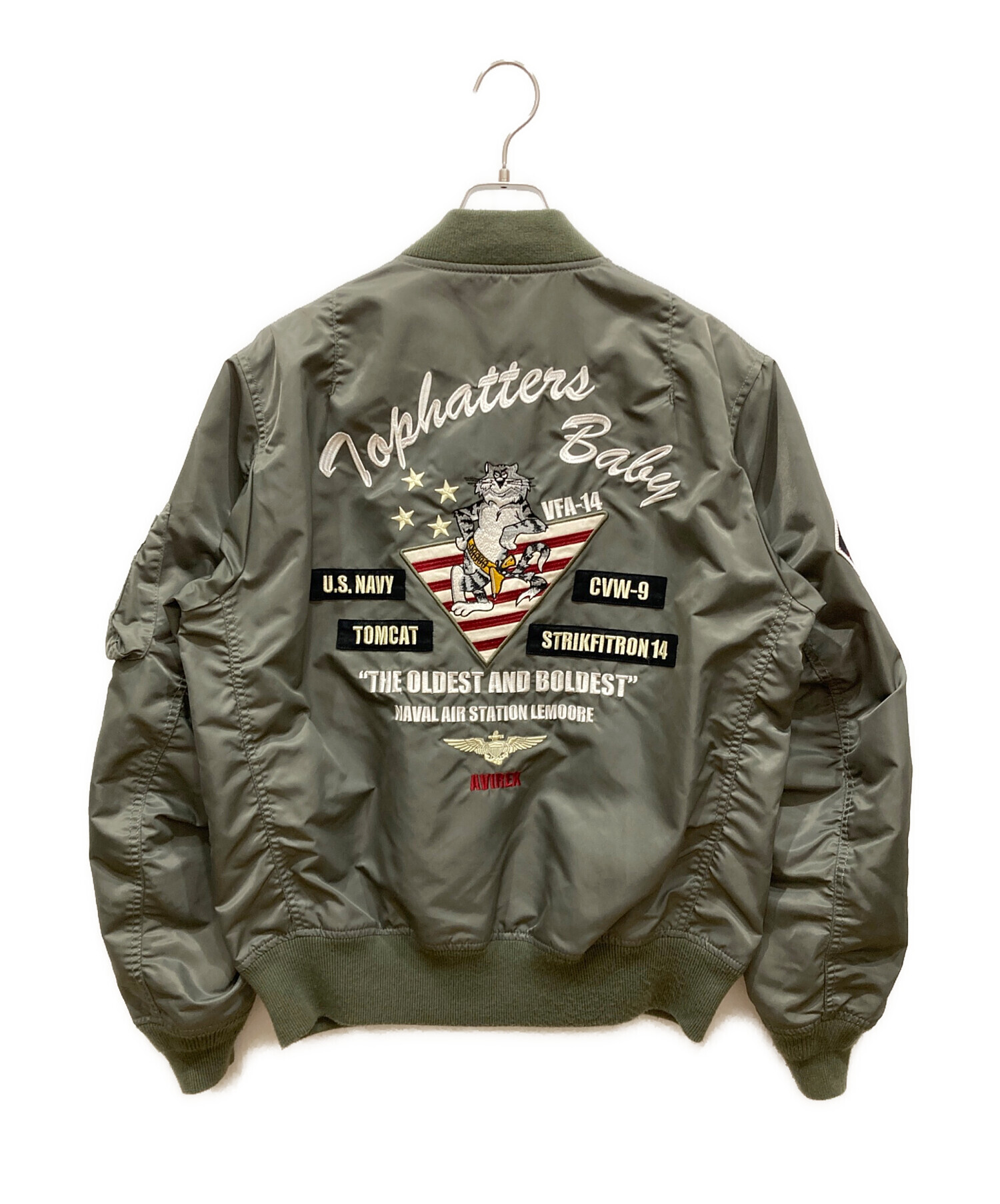 中古・古着通販】AVIREX (アヴィレックス) LIGHT MA-1 TOPHATTRS