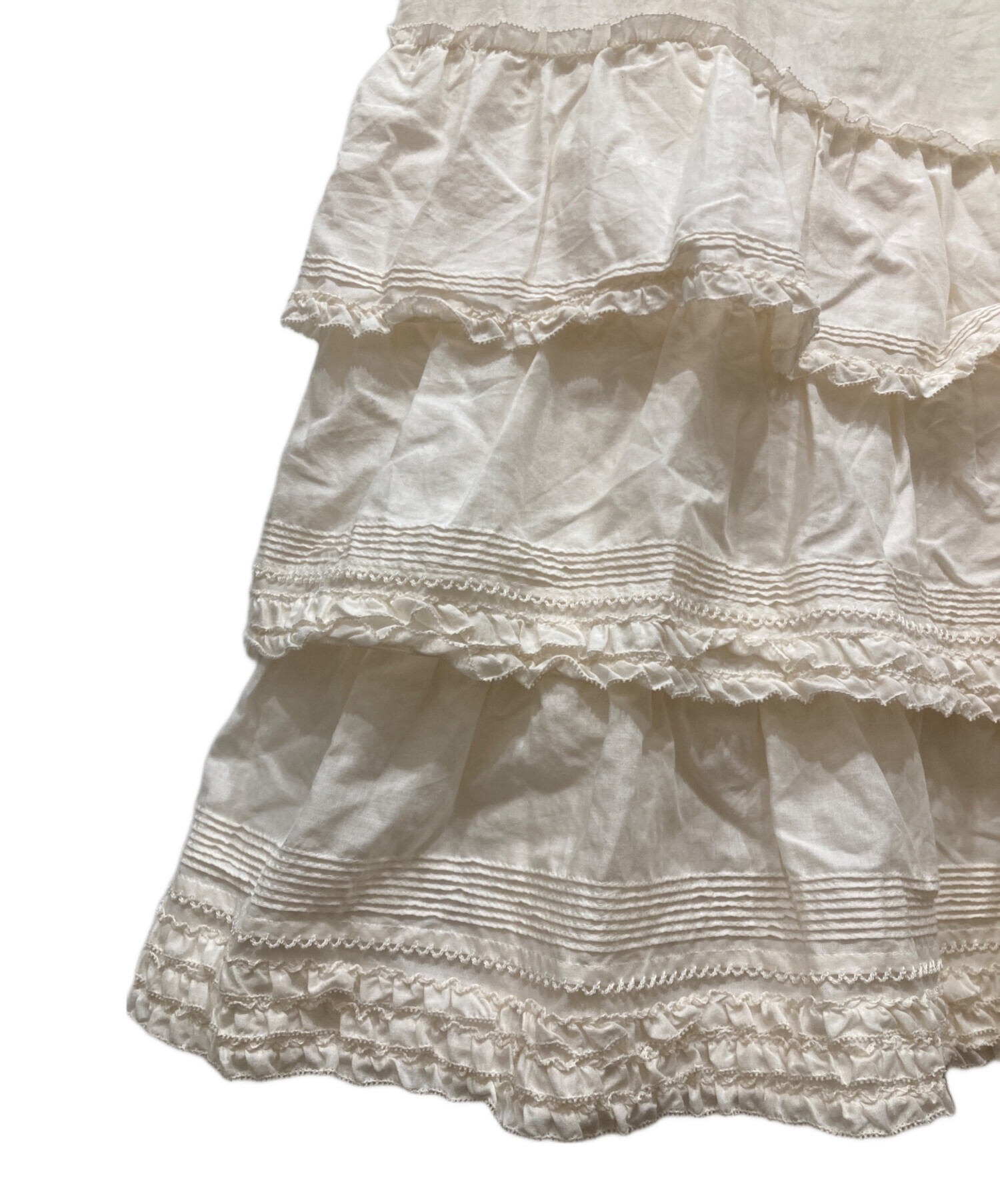 中古・古着通販】PINK HOUSE (ピンクハウス) 3段フリル付きロング