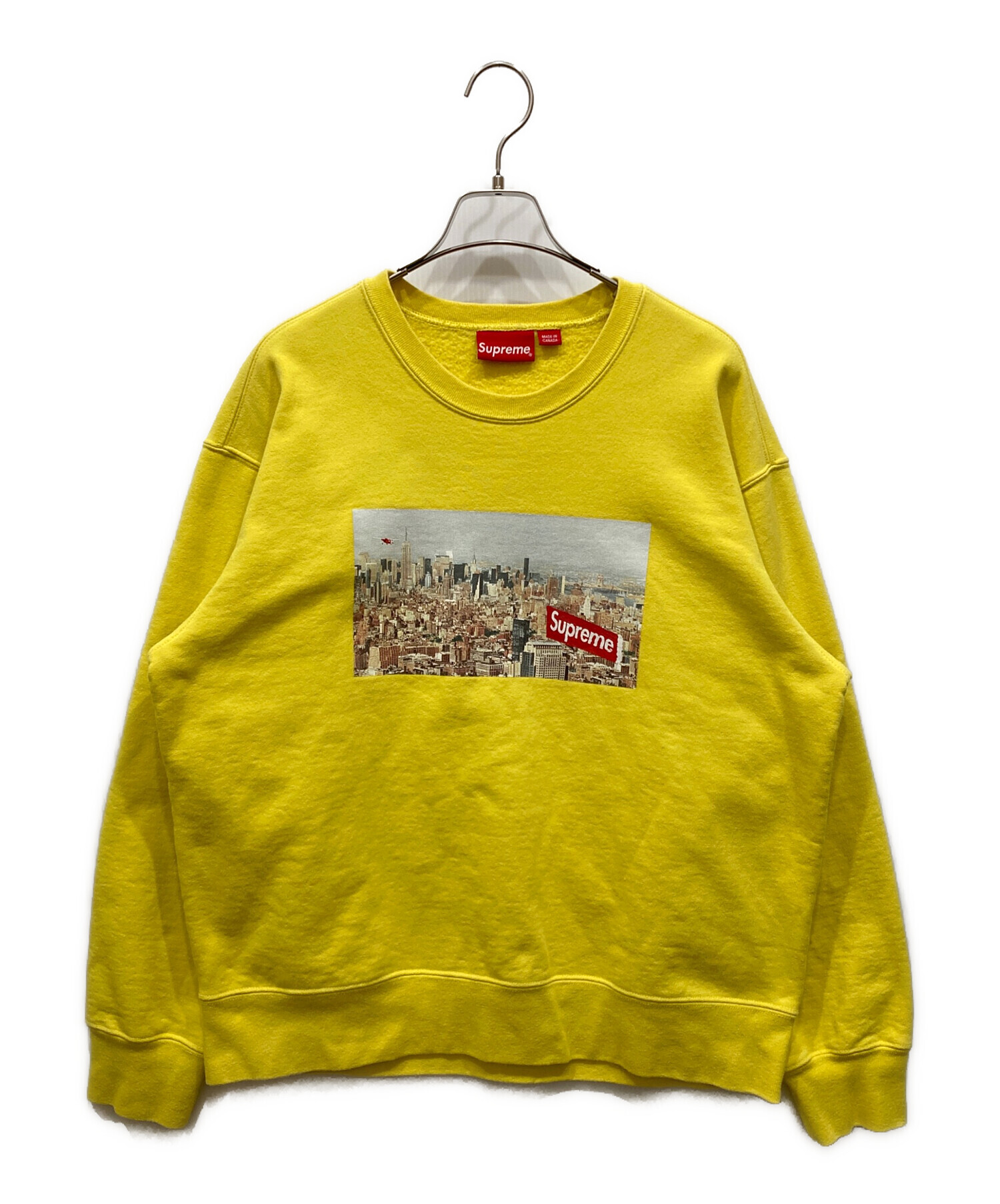 中古・古着通販】Supreme (シュプリーム) Aerial Crewneck イエロー 