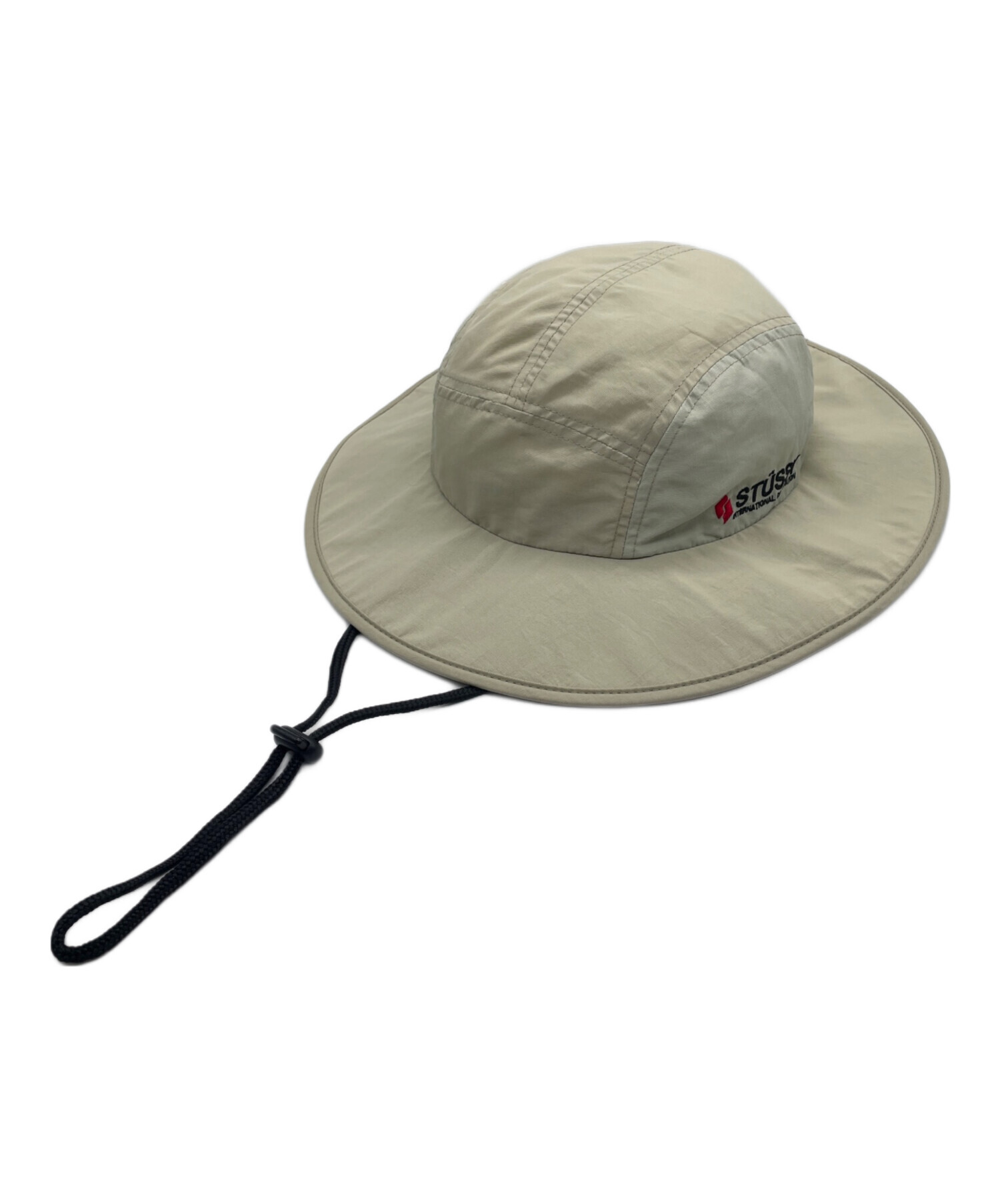 【Stussy OUTDOOR】90s バケットハット/サファリハット F 中古・古着通販】stussy (ステューシー) サファリハット ベージュ