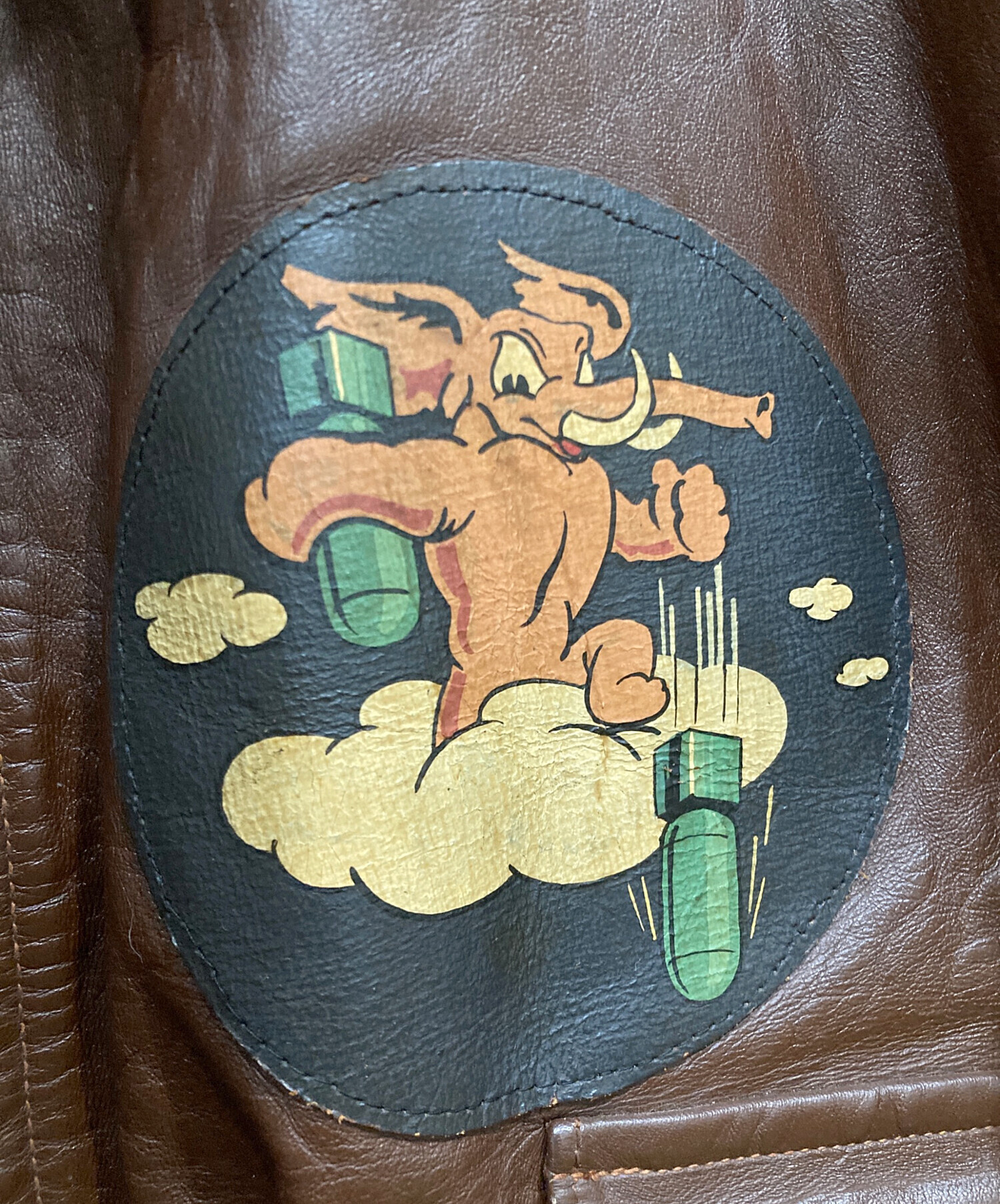 中古・古着通販】J.A.DUBOW (デュボウ) A-2ジャケット ブラウン サイズ 