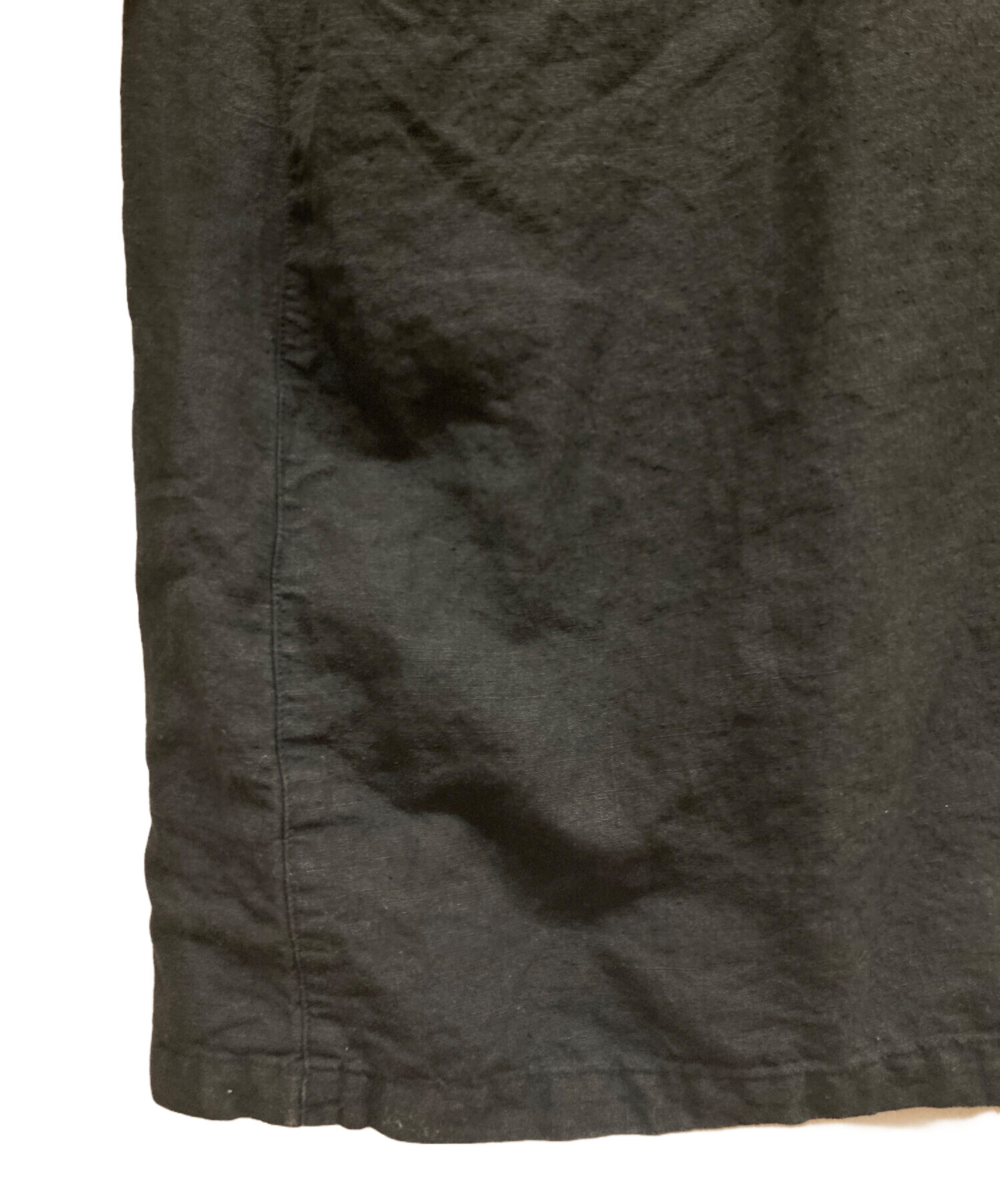 中古・古着通販】nest Robe (ネストローブ) ブラックリネンバックV