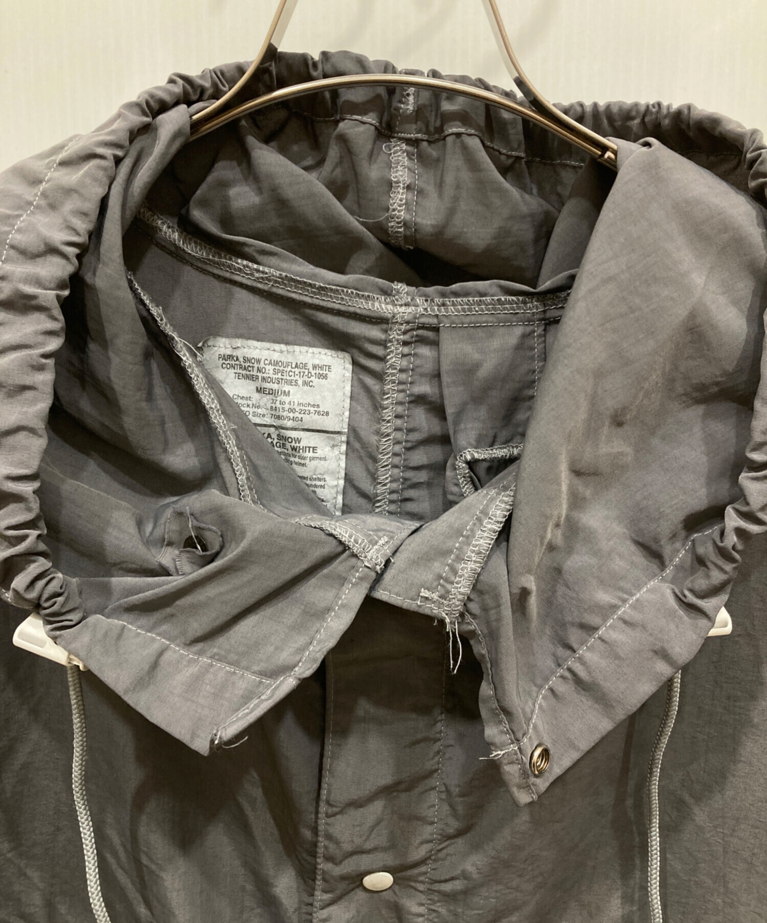 U.S. ARMY アメリカ軍　スノーカモパーカー　後染め　グレー 楽天市場】US Army 100% Cotton Snow Camouflage Parka / アメリカ軍