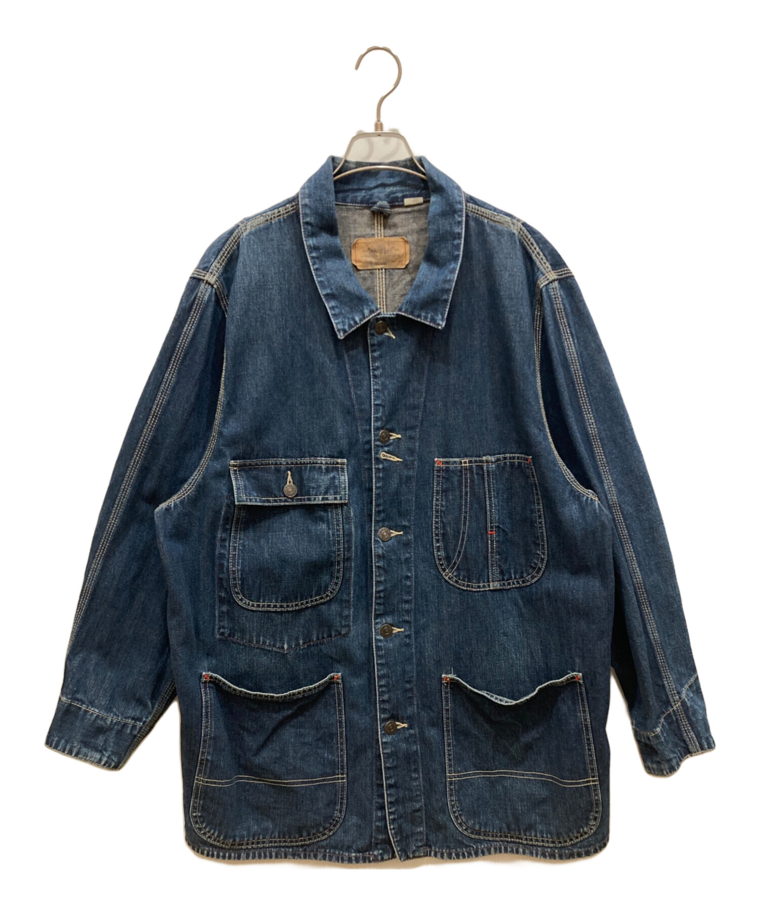 【Levi’s　ユーロリーバイス】 カバーオール デニム　ジャケット　イタリア製 90年代 イタリア製 Levi's ユーロリーバイス 70500 デニムジャケット