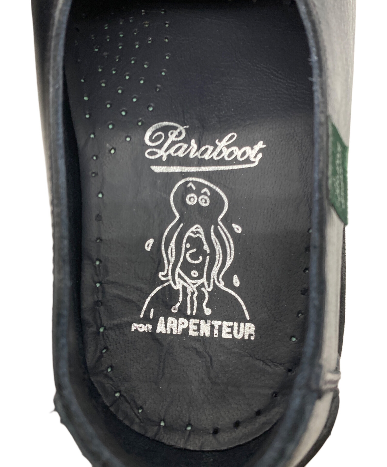 Paraboot ARPENTEUR 別注 デッキシューズ 6 ブラック 中古・古着通販】PARABOOT (パラブーツ) ARPENTEUR (アルペントール