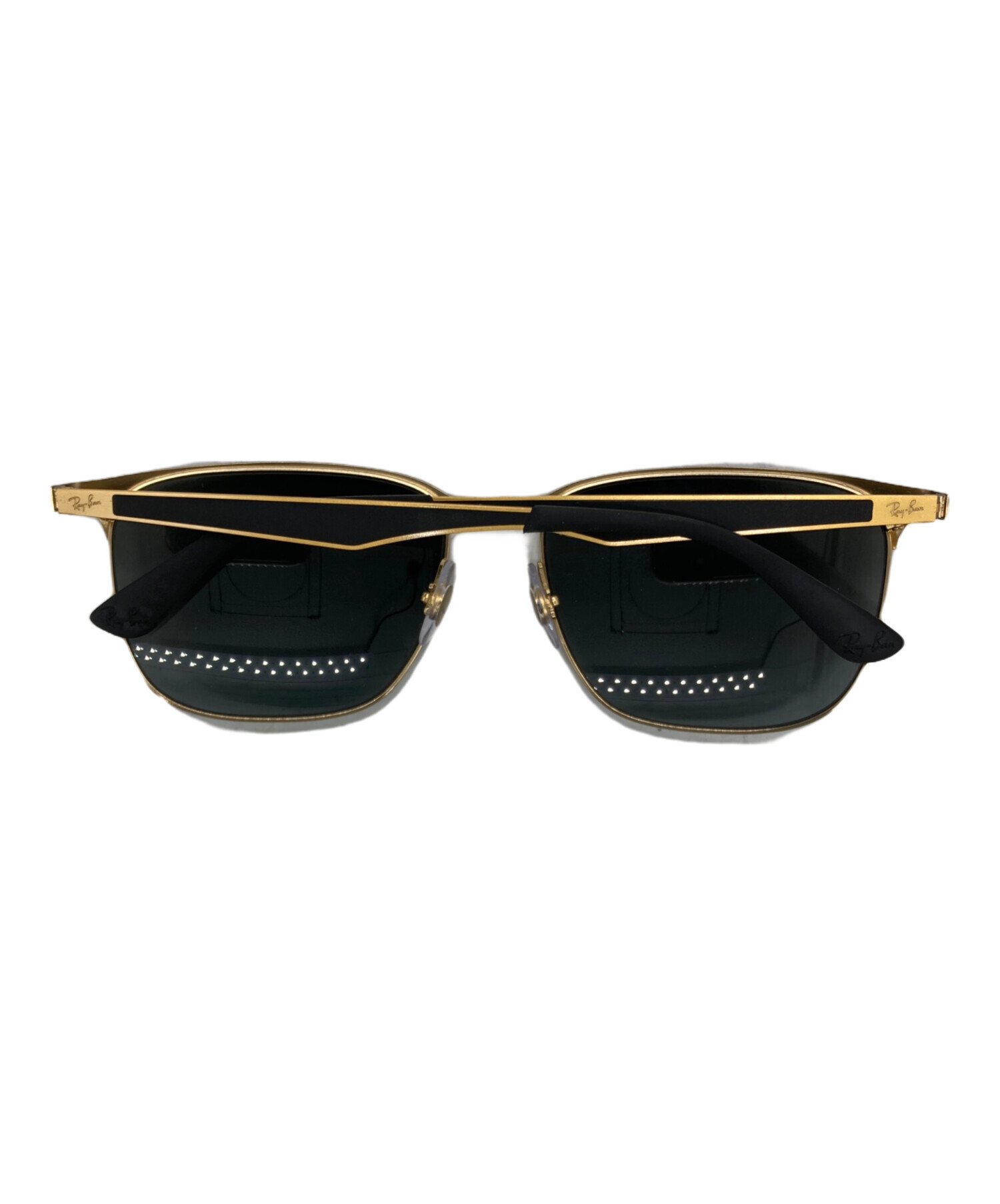 中古・古着通販】RAY-BAN (レイバン) サングラス ブラック×ゴールド 