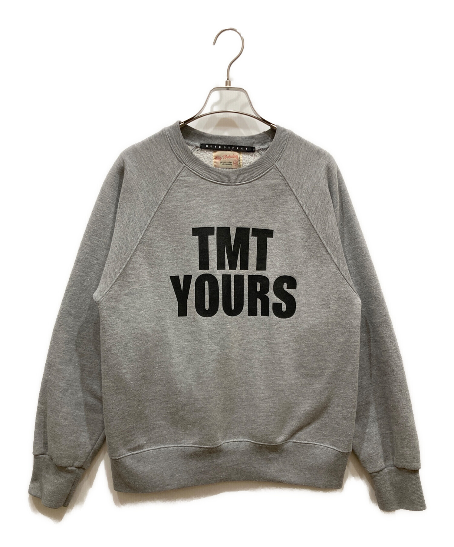 TMT」 スウェットカットソー MEDIUM トップグレー メンズ TMT（Tシャツ 