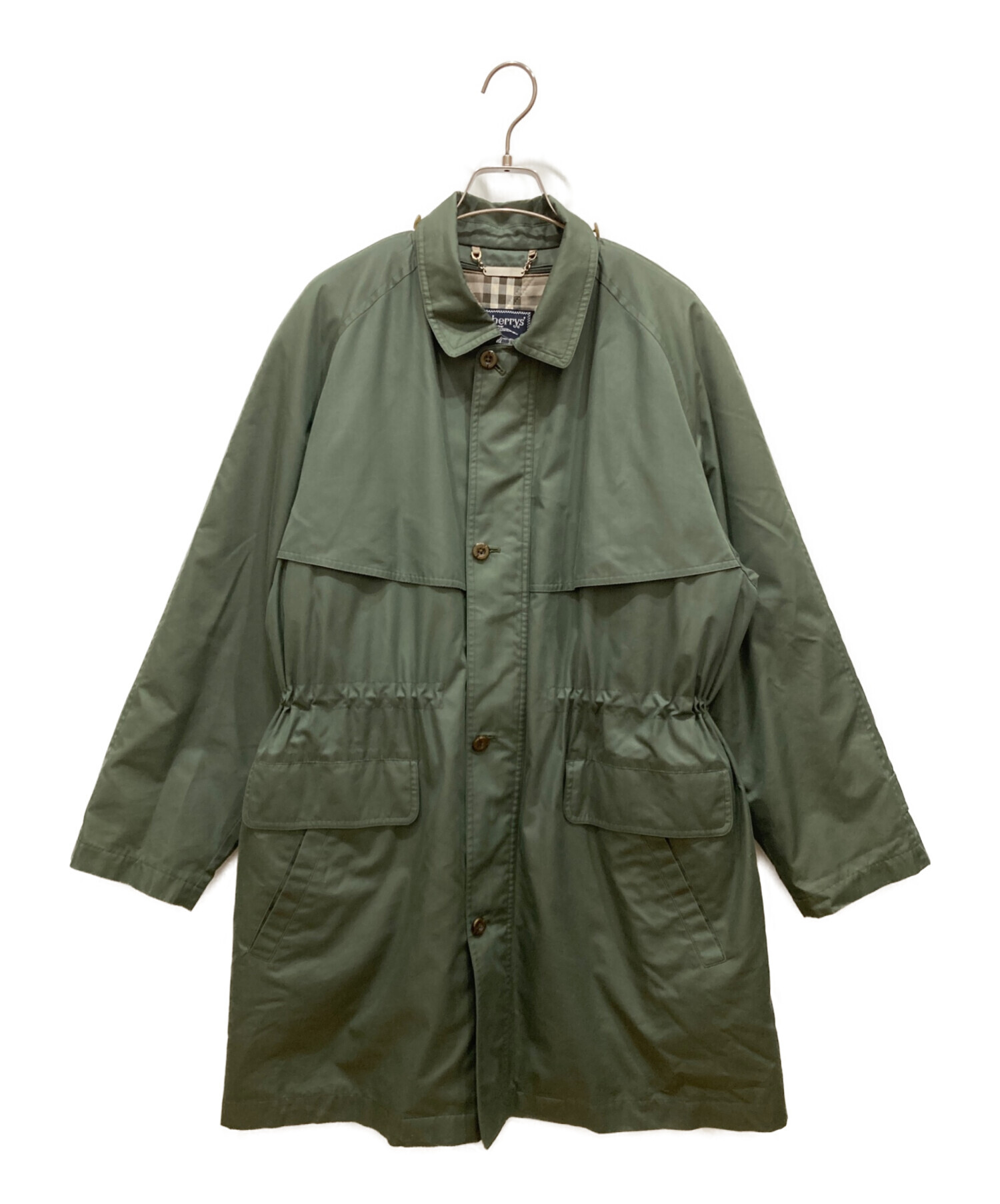 Burberryバーバリー　リバーシブルコート　カーキ 中古・古着通販】Burberry's (バーバリーズ) ライナー付コート カーキ