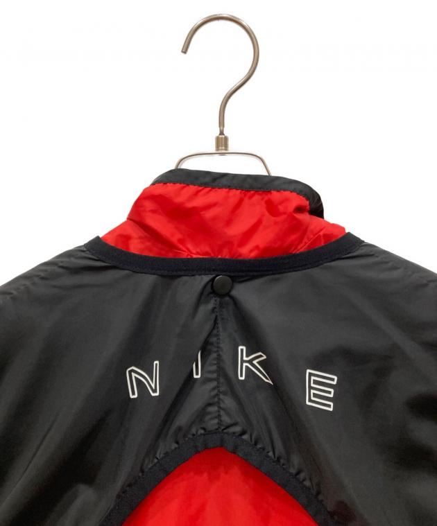 NIKE ナイロンジャケット レッド ブラック S 中古・古着通販】NIKE (ナイキ) ナイロンジャケット レッド×ブラック