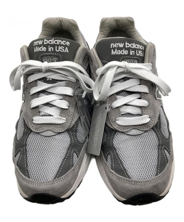 【中古・着用3回】New Balance MR993GL グレー ２７cm 中古・古着通販】NEW BALANCE (ニューバランス) MR993GL グレー サイズ