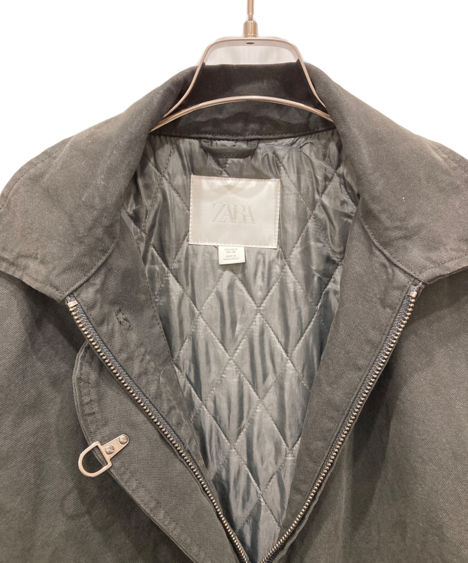 中古・古着通販】ZARA (ザラ) クロップドフィットトグルボタン