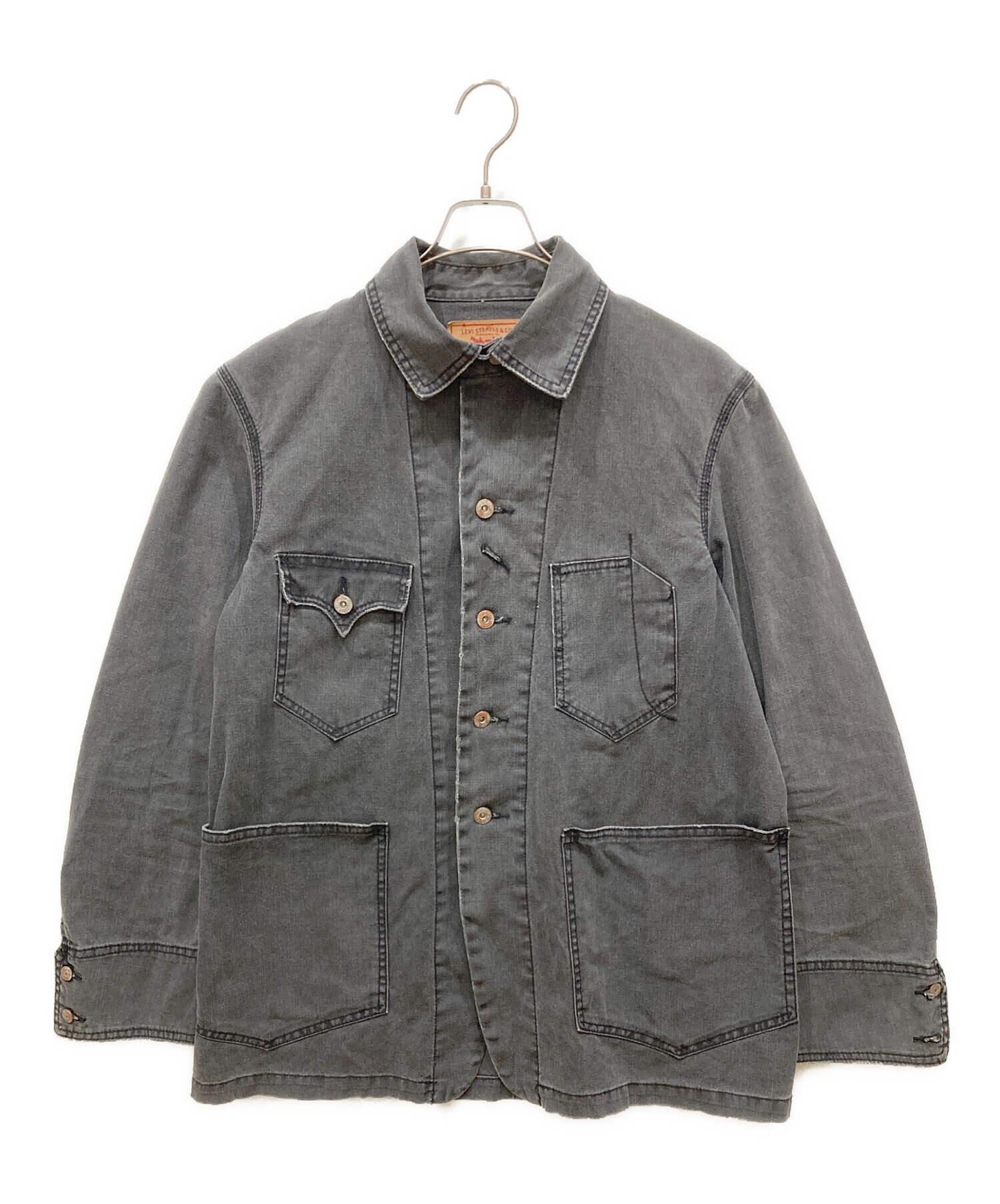 LEVI,S リーバイス カバーオール　デニムジャケット　古着　美品 中古・古着通販】LEVI'S (リーバイス) カバーオール インディゴ サイズ