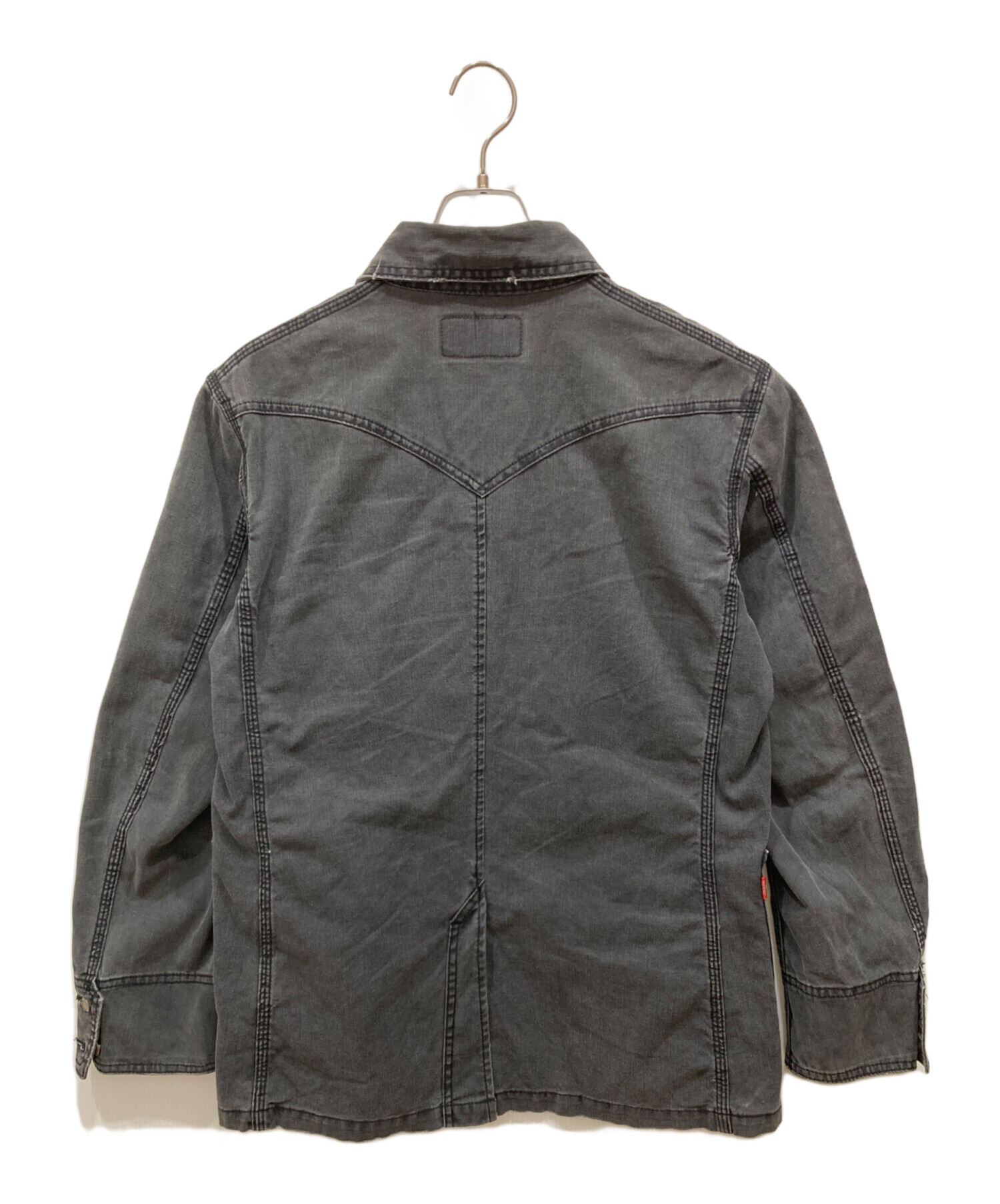 中古・古着通販】LEVI'S (リーバイス) カバーオール グレー サイズ:L 中古・古着通販】LEVI'S (リーバイス) カバーオール グレー サイズ:L