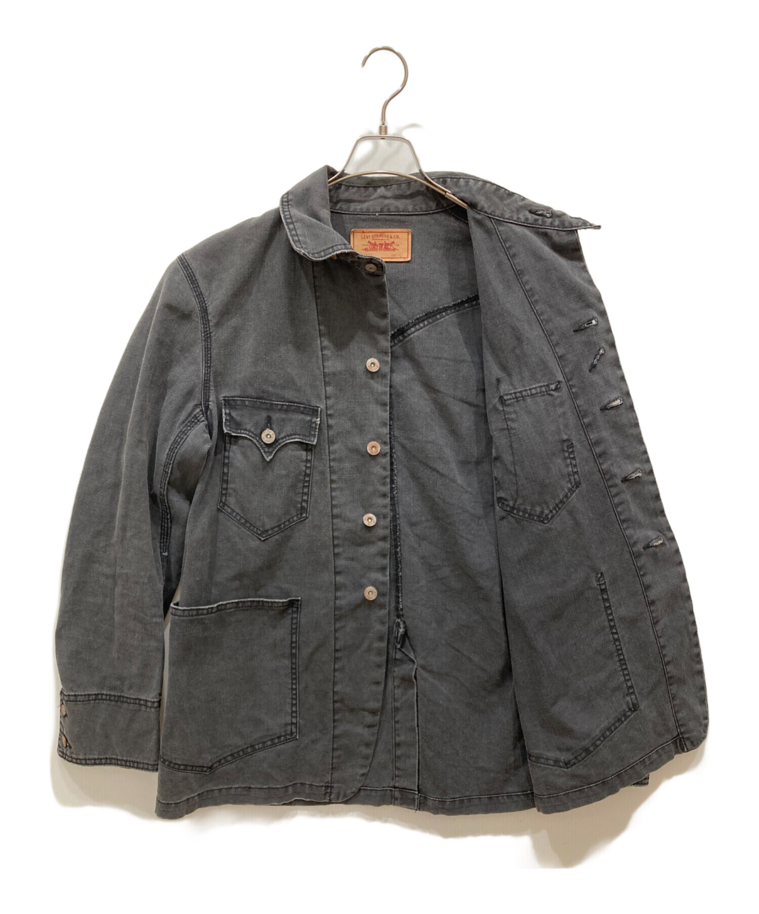 中古・古着通販】LEVI'S (リーバイス) カバーオール グレー サイズ:L