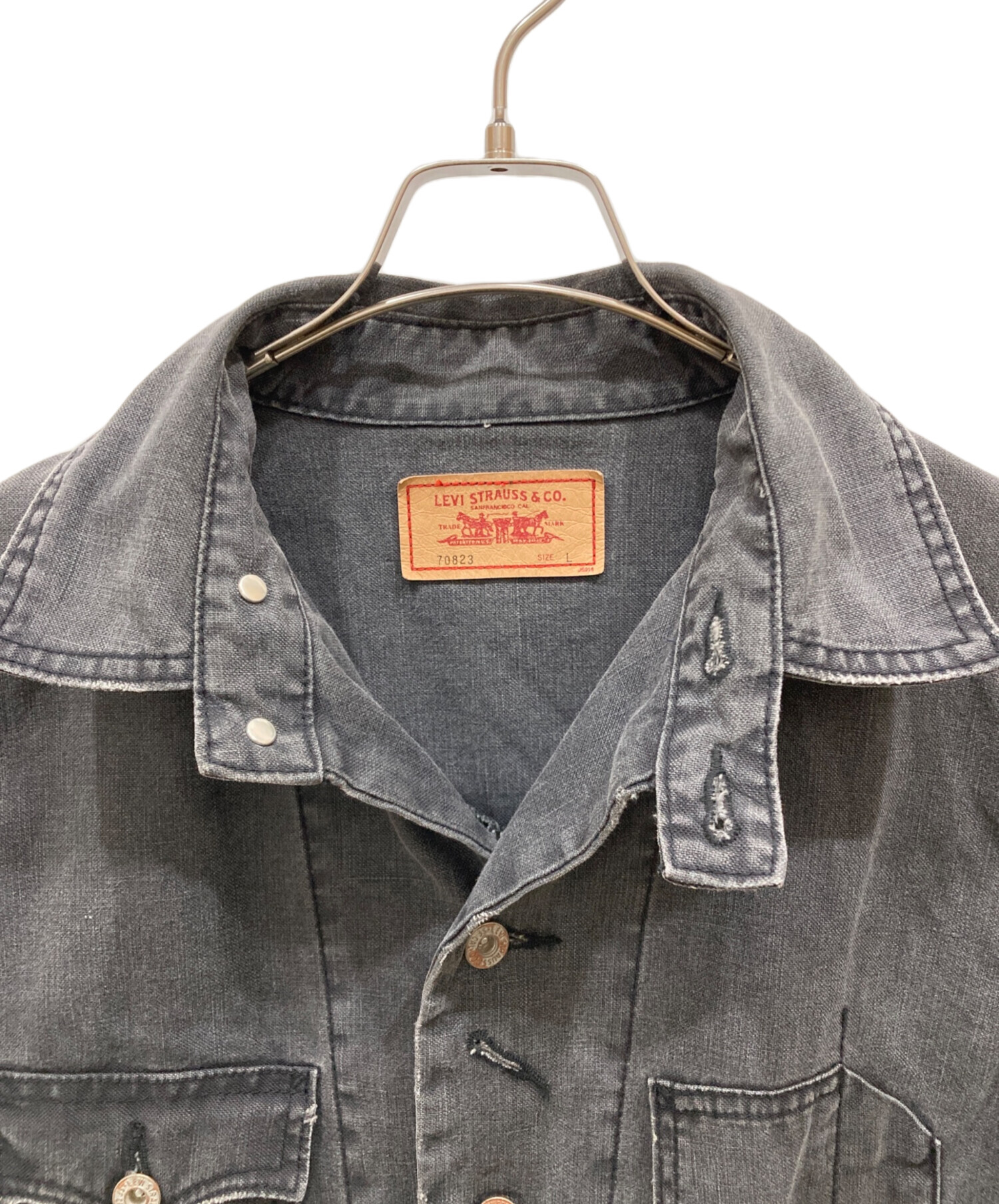 Old Slow グレー デニム カバーオール　サイズ3 クラフトスタンダードブティック CRAFT STANDARD BOUTIQUE デニム