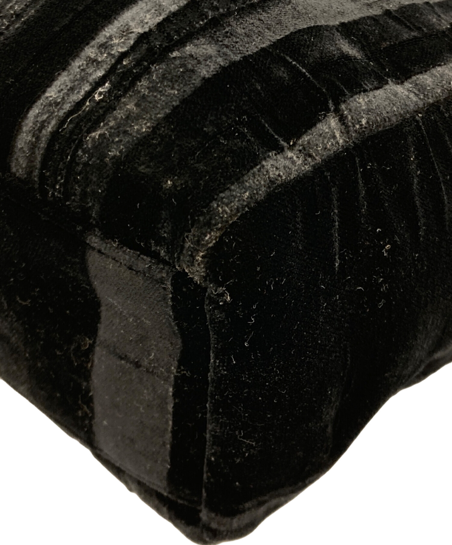 DIESEL(ディーゼル) ショルダーバッグ - 黒 チェーン キャンバス 中古・古着通販】DIESEL (ディーゼル) チェーンショルダーバッグ