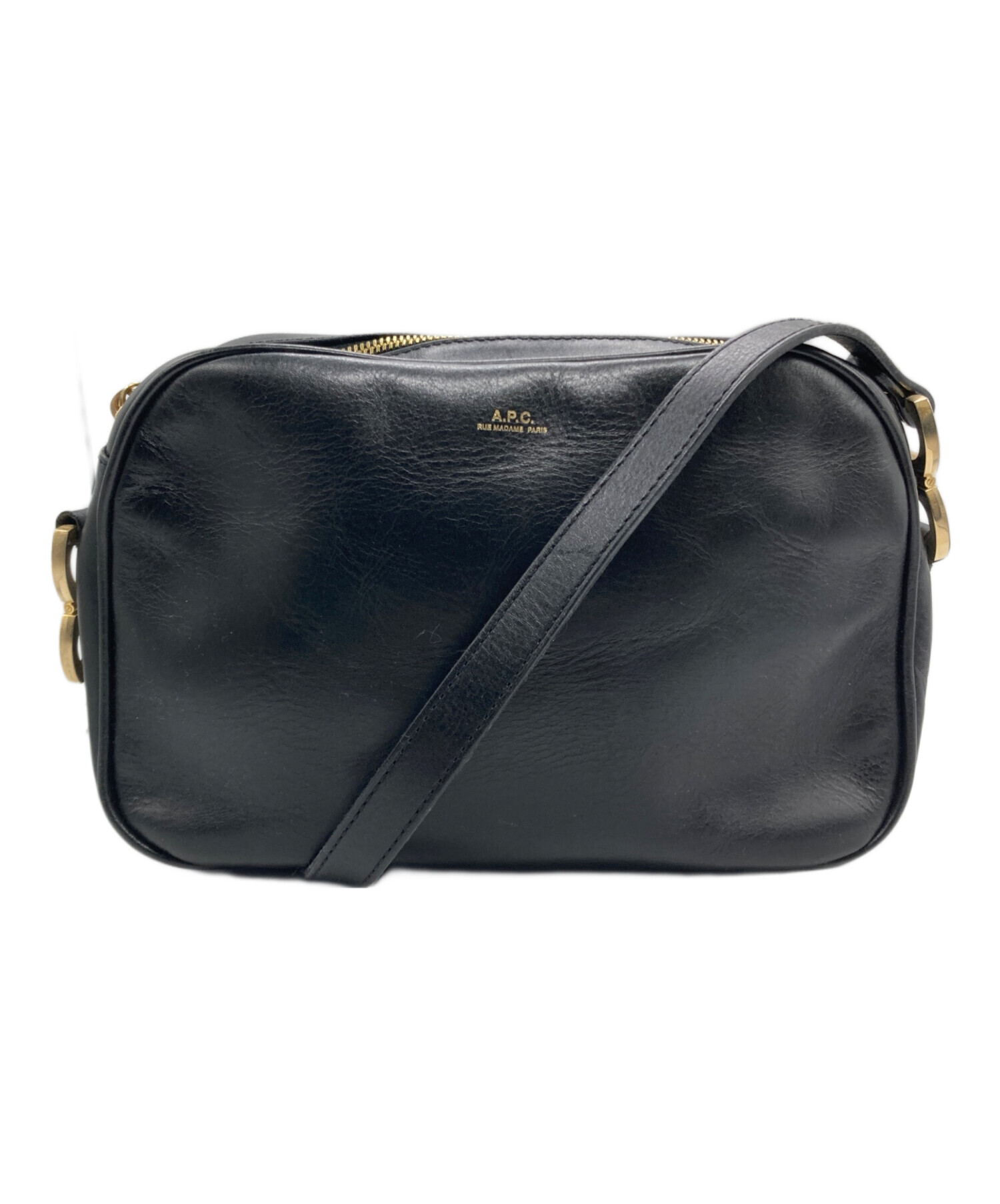 A.P.C. アーペーセー ショルダーバッグ  紺 【古着】【中古】【送料無料】 中古・古着通販】A.P.C. (アーペーセー) Recuperation ショルダー