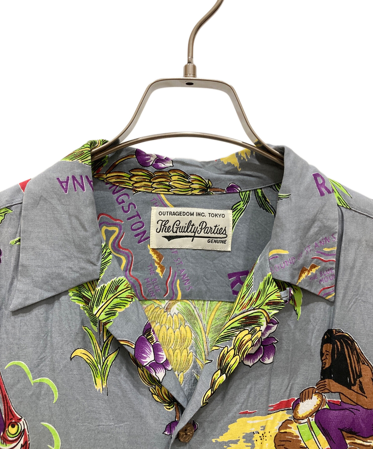中古・古着通販】WACKO MARIA (ワコマリア) JAMAICA L/S HAWAIAN SHIRT