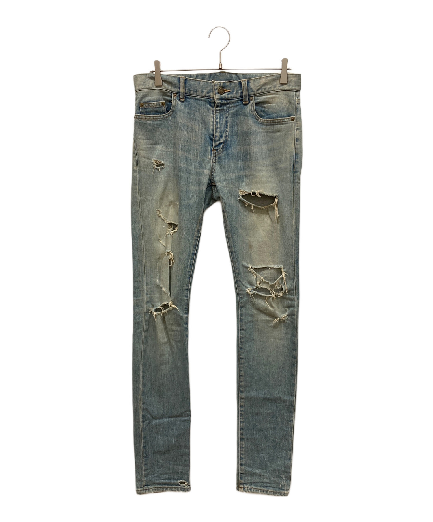 SAINT LAURENT PARIS エディ期 デストロイデニム 28 SAINT LAURENT PARIS エディ期 デストロイデニム 28
