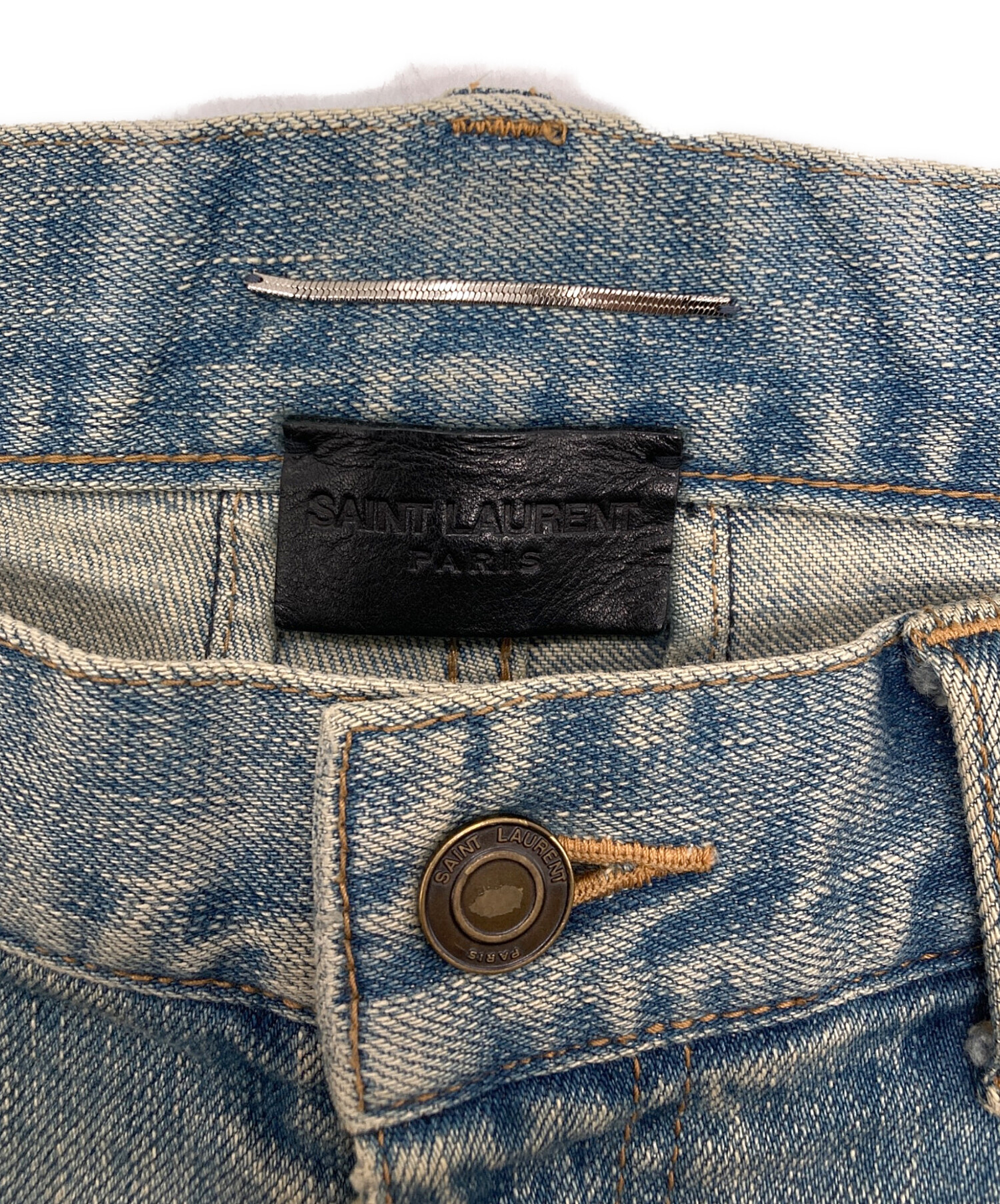 中古・古着通販】Saint Laurent Paris (サンローランパリ) デストロイ 