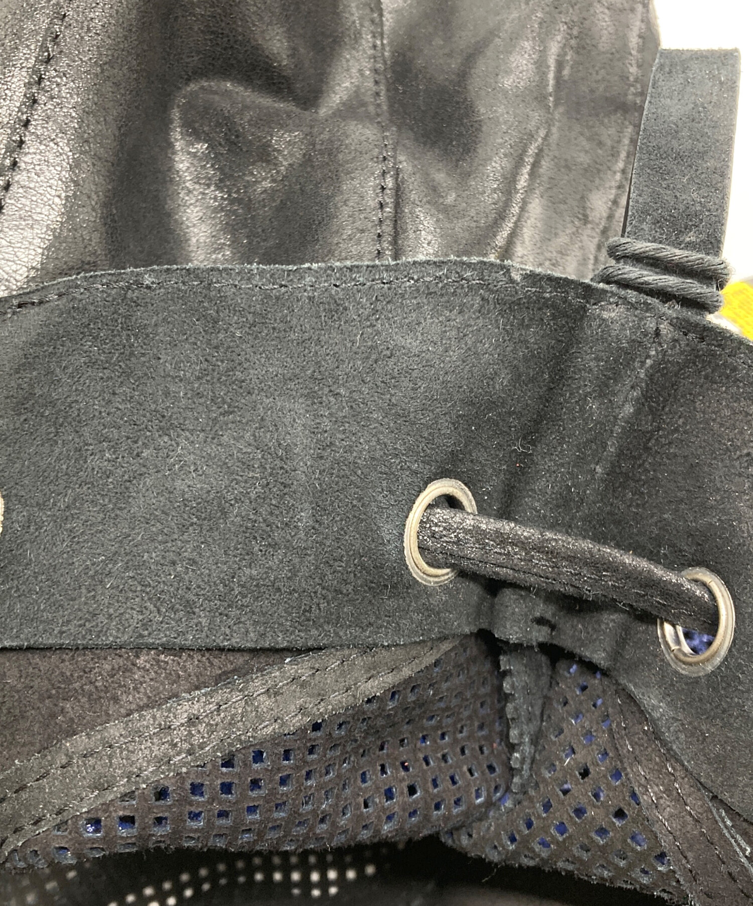 中古・古着通販】DIESEL (ディーゼル) 巾着レザーショルダーバッグ 