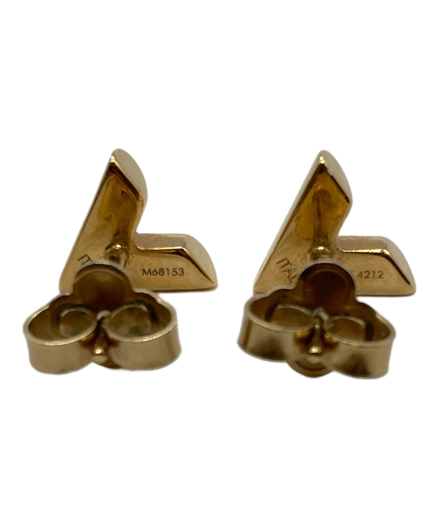 中古・古着通販】LOUIS VUITTON (ルイ ヴィトン) ピアス ゴールド
