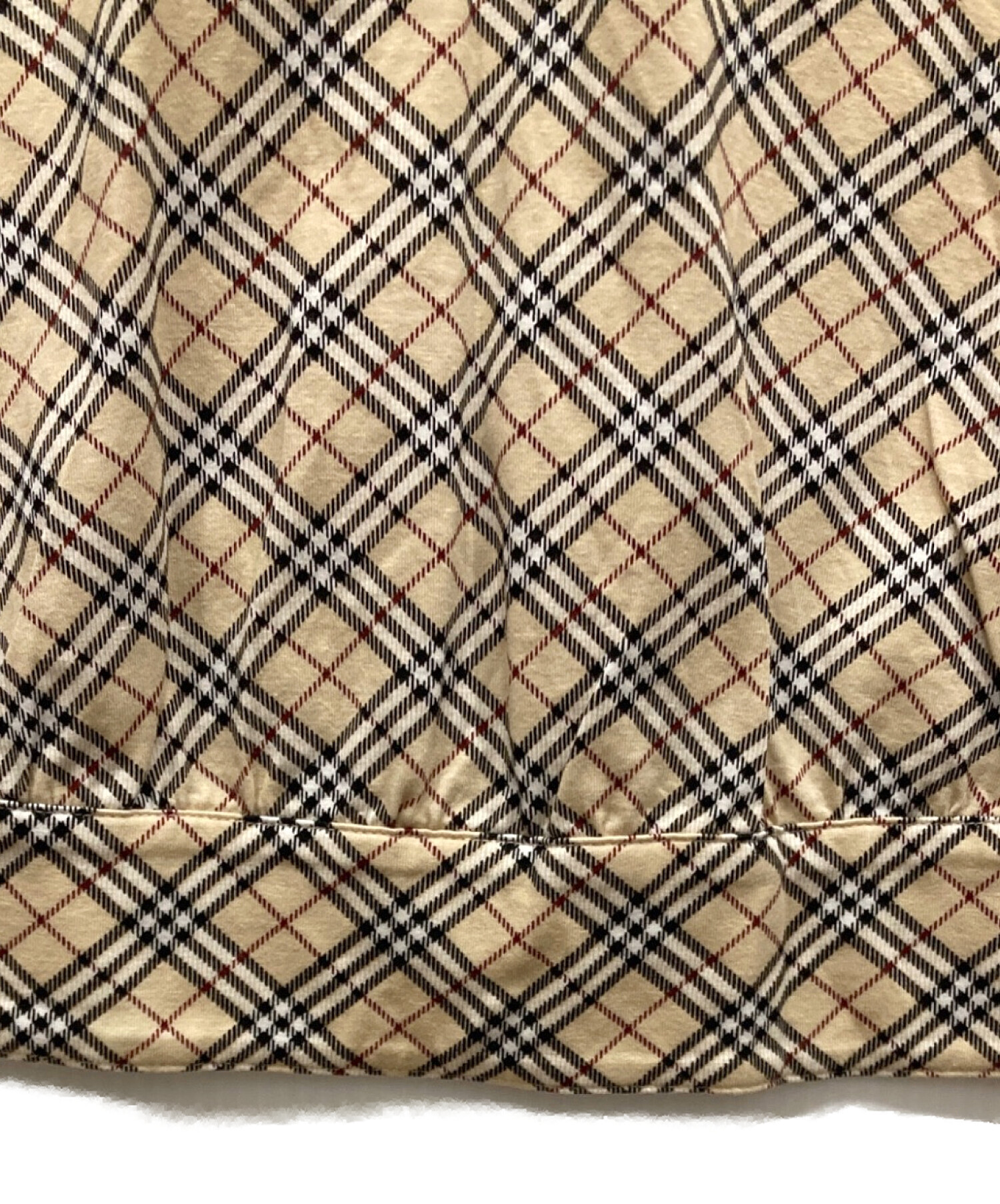 バーバリーブルーレーベル ベージュチェックカットソー 新品 BURBERRY BLUE LABEL バーバリーブルーレーベル ノバチェック Tシャツ