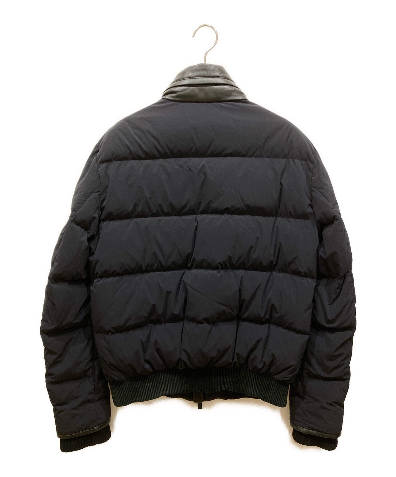 【FENDI】モンスター スタジャン ジャンパー ジャケット サイズ36 中古・古着通販】FENDI (フェンディ) モンスターアイレザー切替ダウン