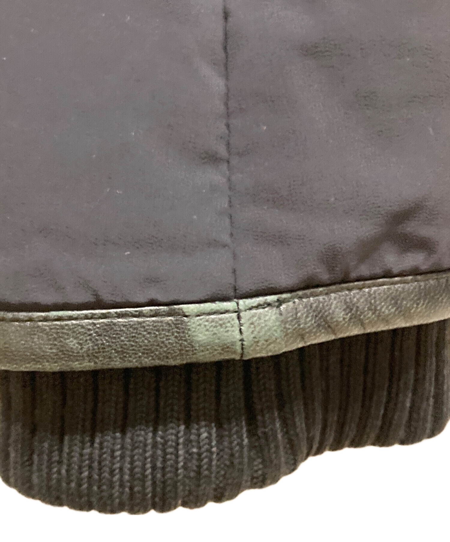 中古・古着通販】FENDI (フェンディ) モンスターアイレザー切替ダウン