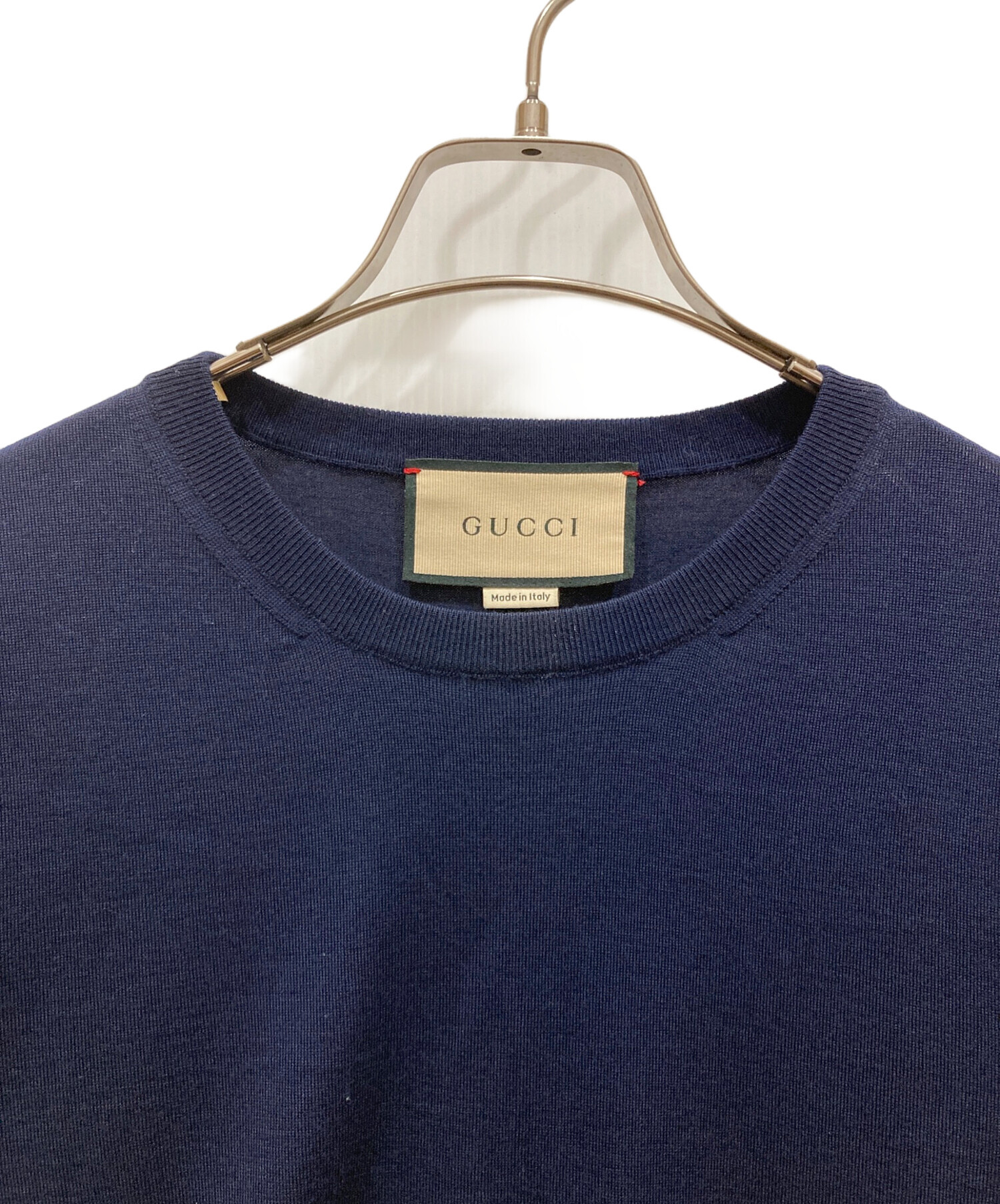 中古・古着通販】GUCCI (グッチ) ホースビットロゴウールニット