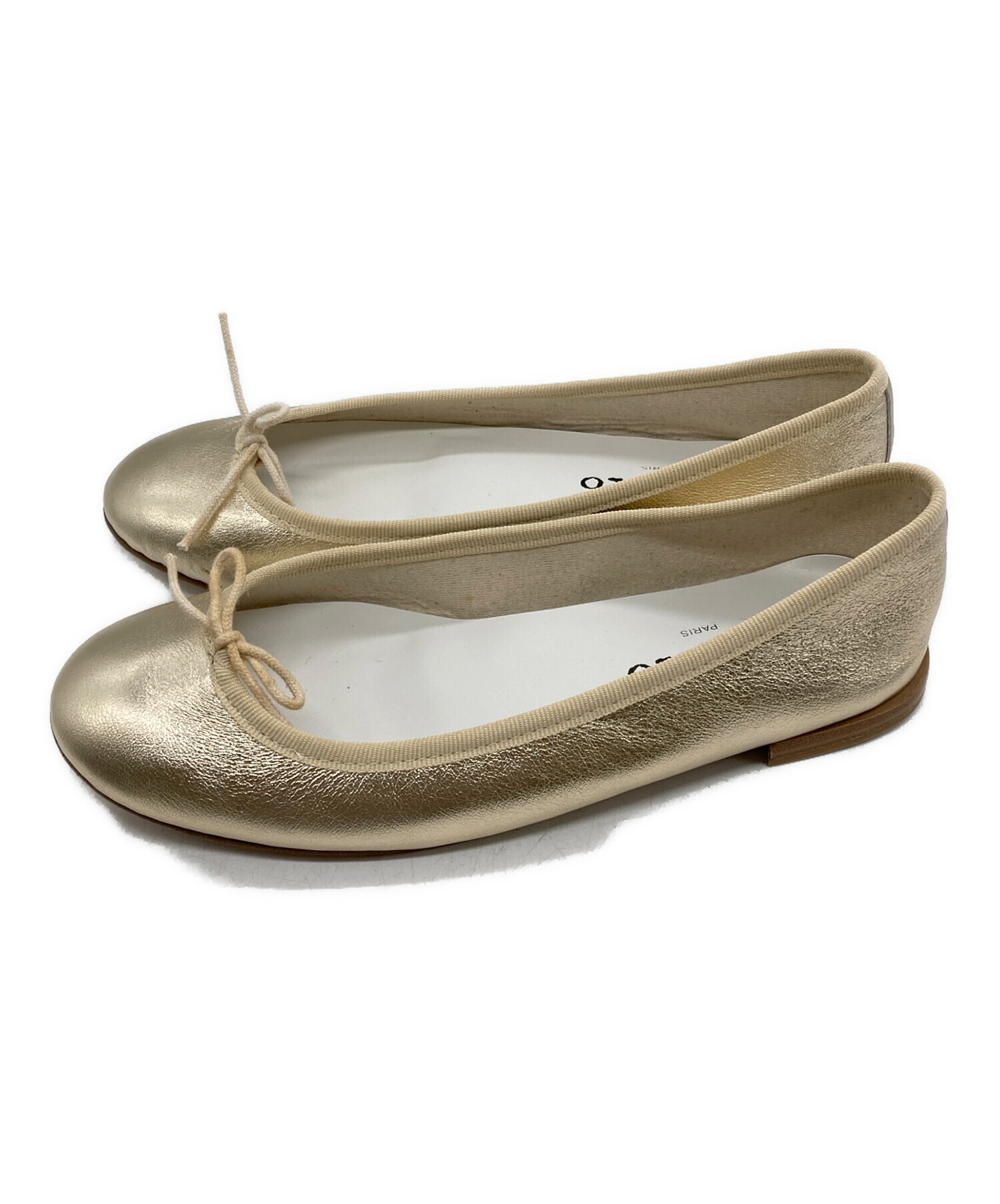 中古・古着通販】Repetto (レペット) メタリックバレエシューズ