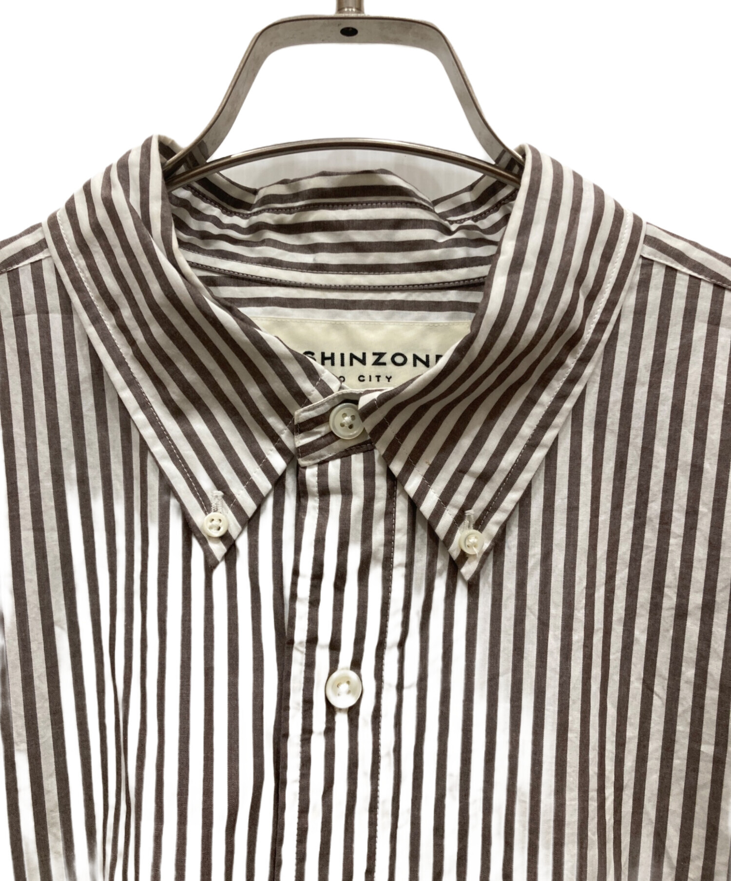 中古・古着通販】THE SHINZONE (ザ シンゾーン) STRIPE DADDY SHIRT