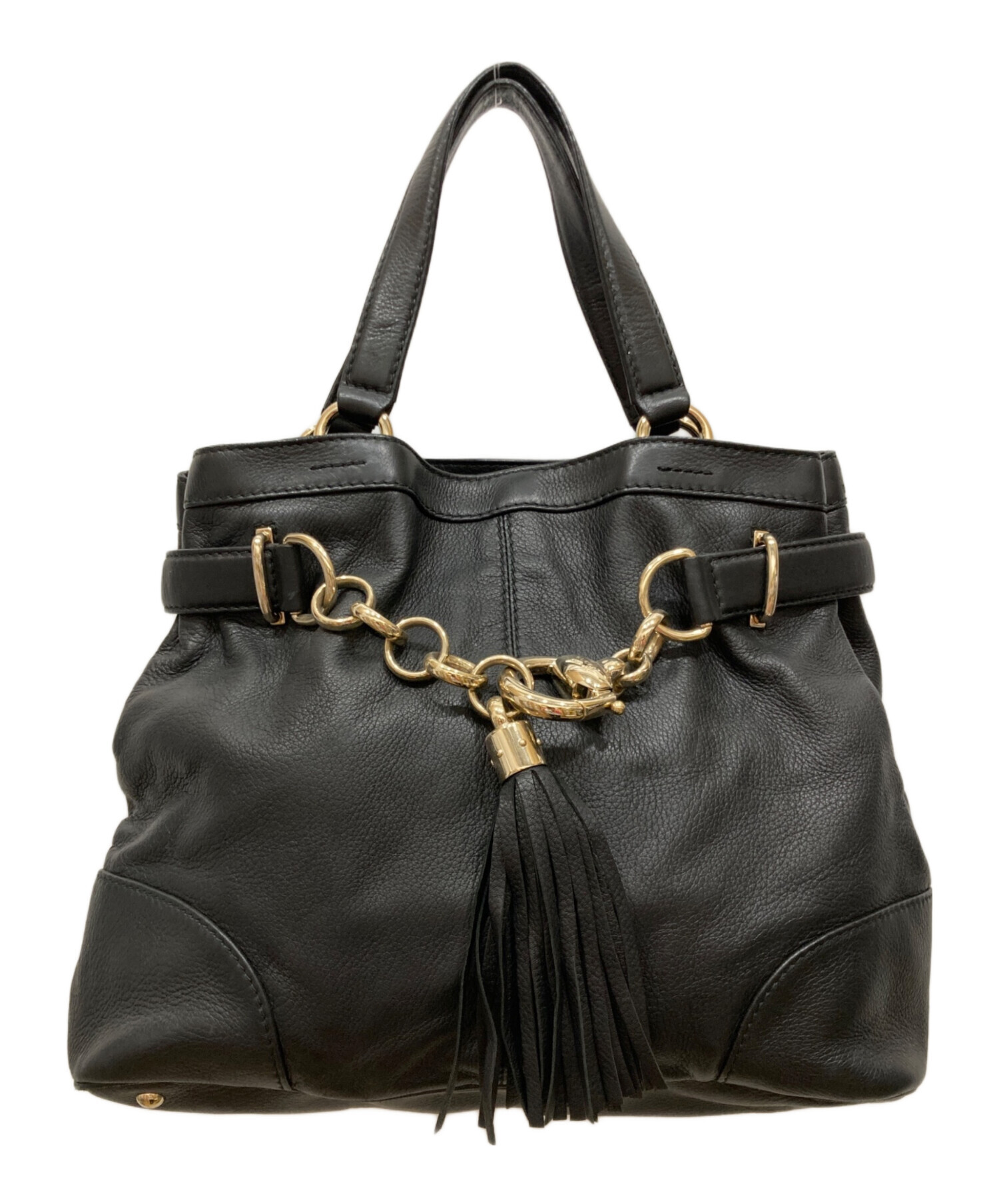 中古・古着通販】GUCCI (グッチ) フリンジチェーン ハンドバッグ 