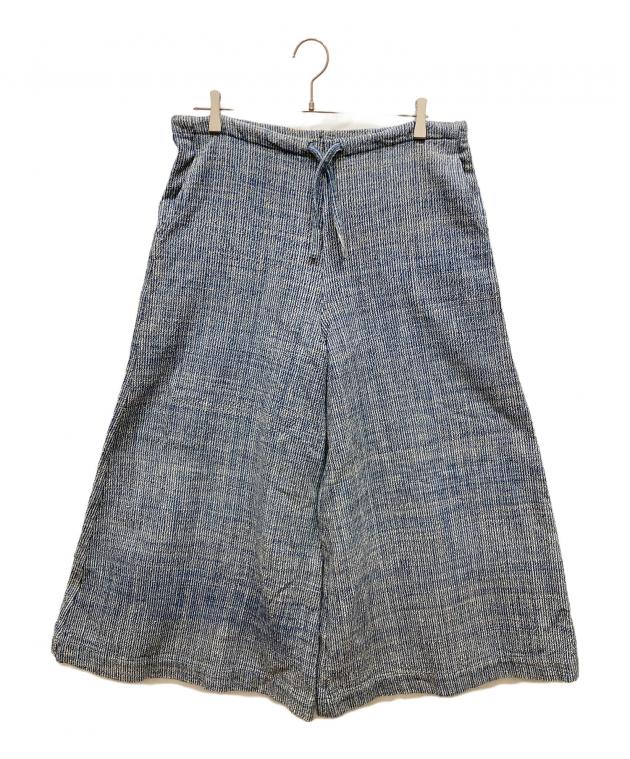 うさと usaato ワイドパンツ インディゴ 中古・古着通販】Usaato (ウサト) ワイドパンツ インディゴ サイズ