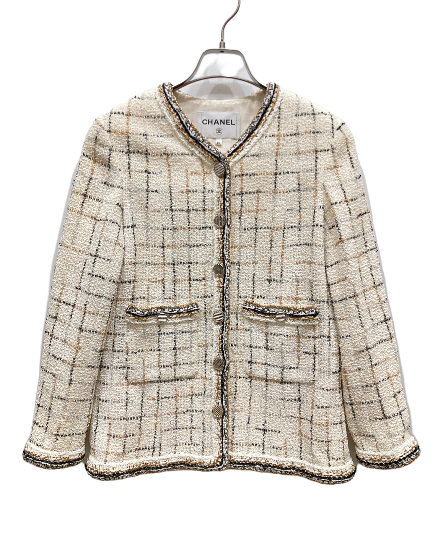 中古・古着通販】CHANEL (シャネル) ココマーク ツイード セットアップ