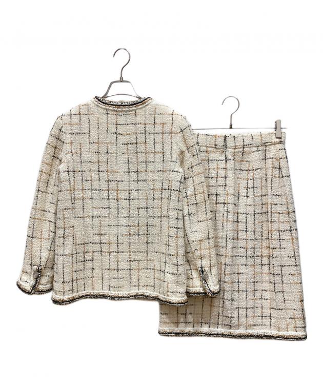 中古・古着通販】CHANEL (シャネル) ココマーク ツイード セットアップ