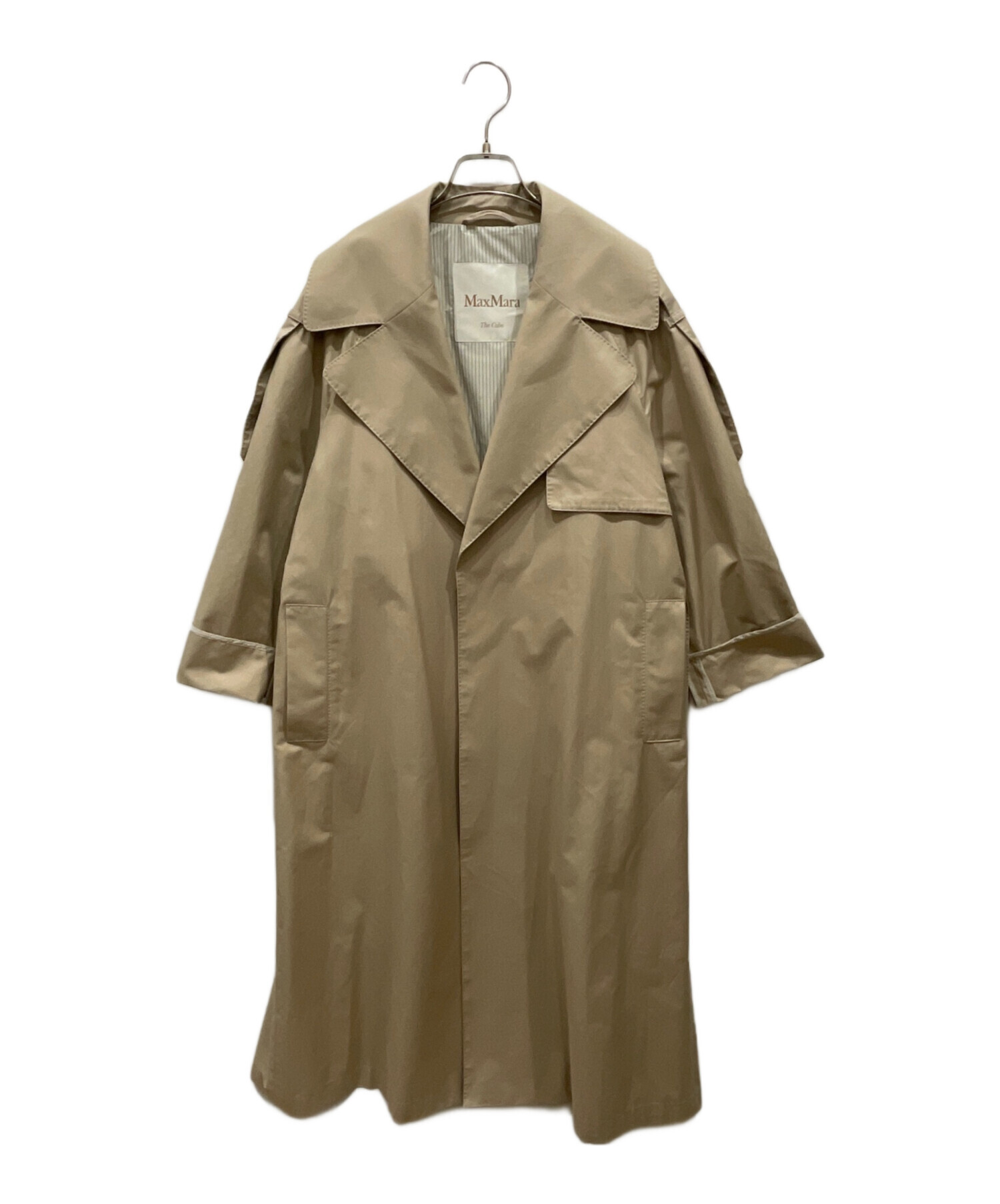 pritベージュ トレンチコート オーバーサイズ 中古・古着通販】MaxMara (マックスマーラ) UTRENCH オーバーサイズ