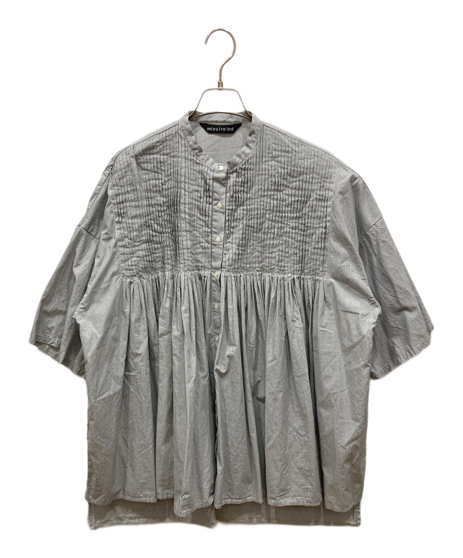 中古・古着通販】mizuiro-ind (ミズイロインド) スタンドカラー