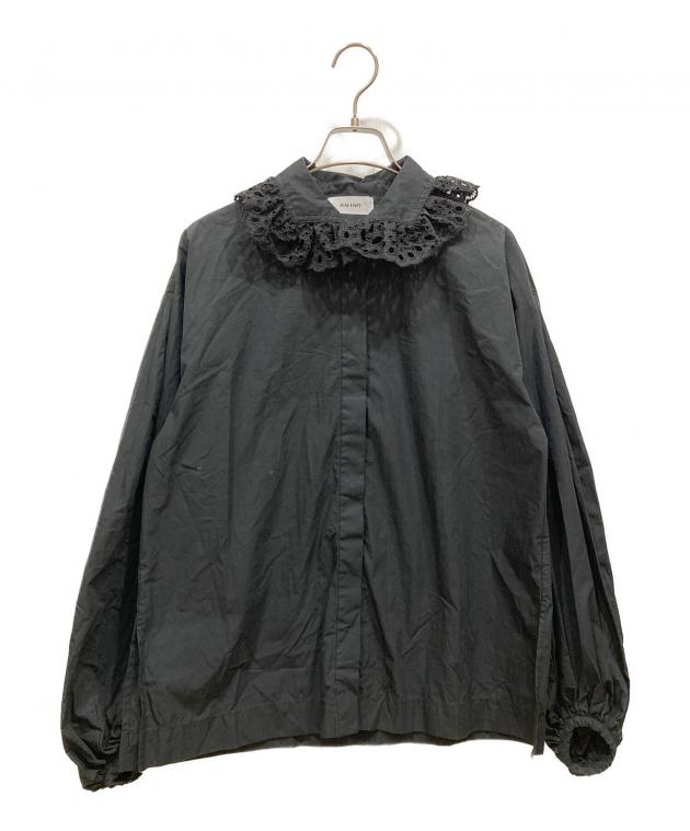 マチャット machatt レースカラーブラウス 中古・古着通販】machatt (マチャット) レースブラウス ブラック