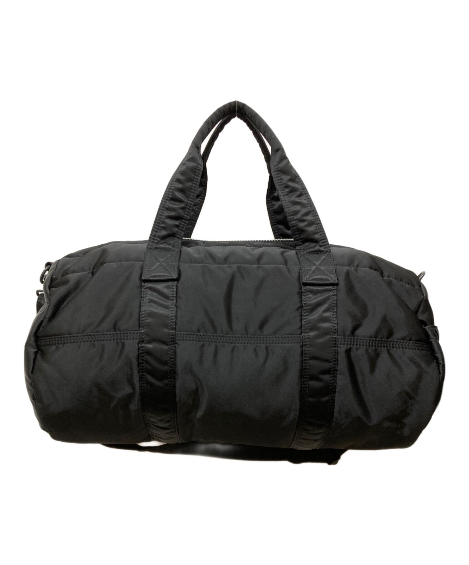 【希少美品】大容量PORTER タンカー 2WAY ボストンバッグ ブラック 中古・古着通販】PORTER (ポーター) 2wayボストンバッグ タンカー