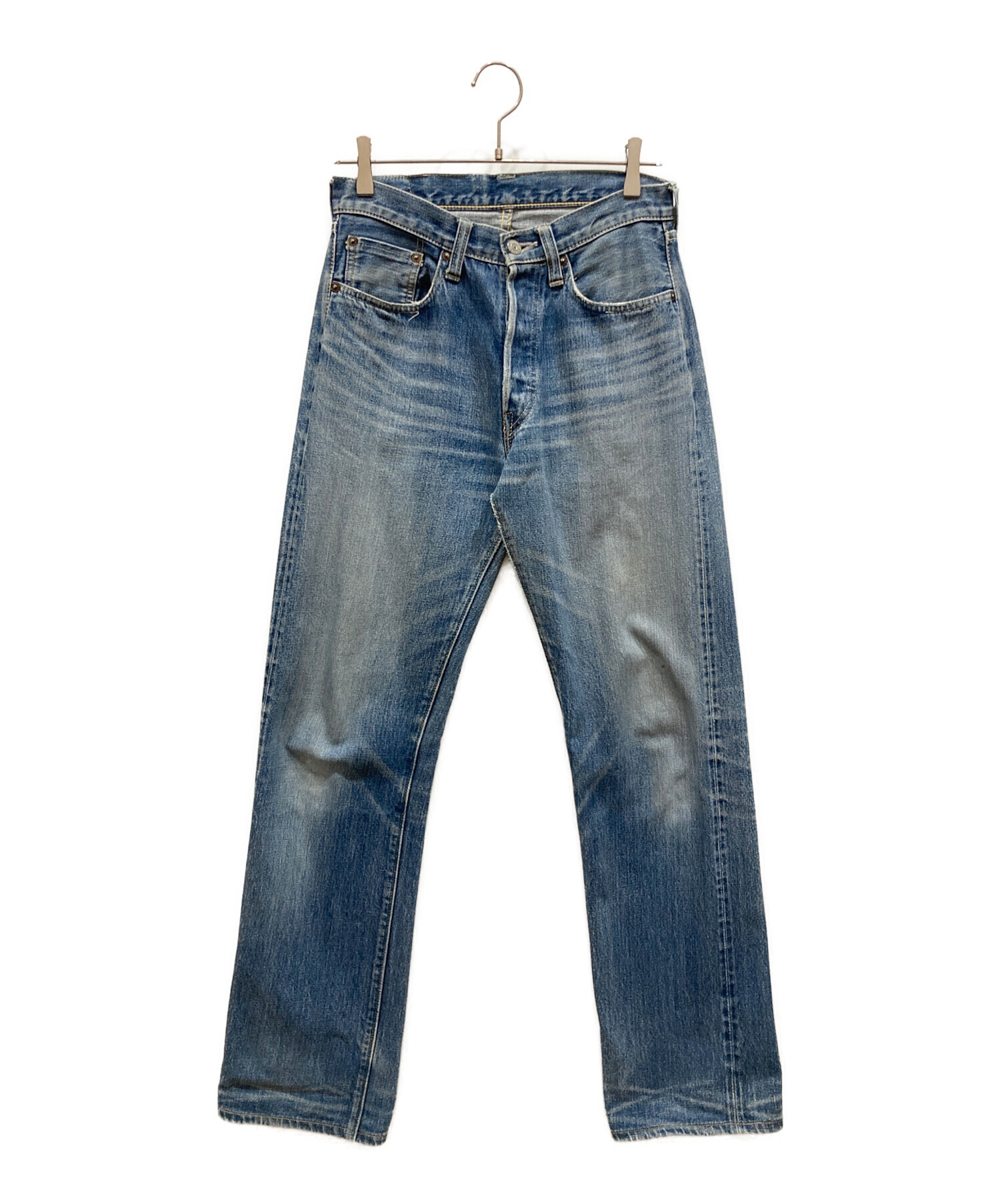 Sugar Cane ストレートデニム ボタンフライ インディゴ初期モデル 中古・古着通販】SUGAR CANE (シュガーケーン) デニムパンツ