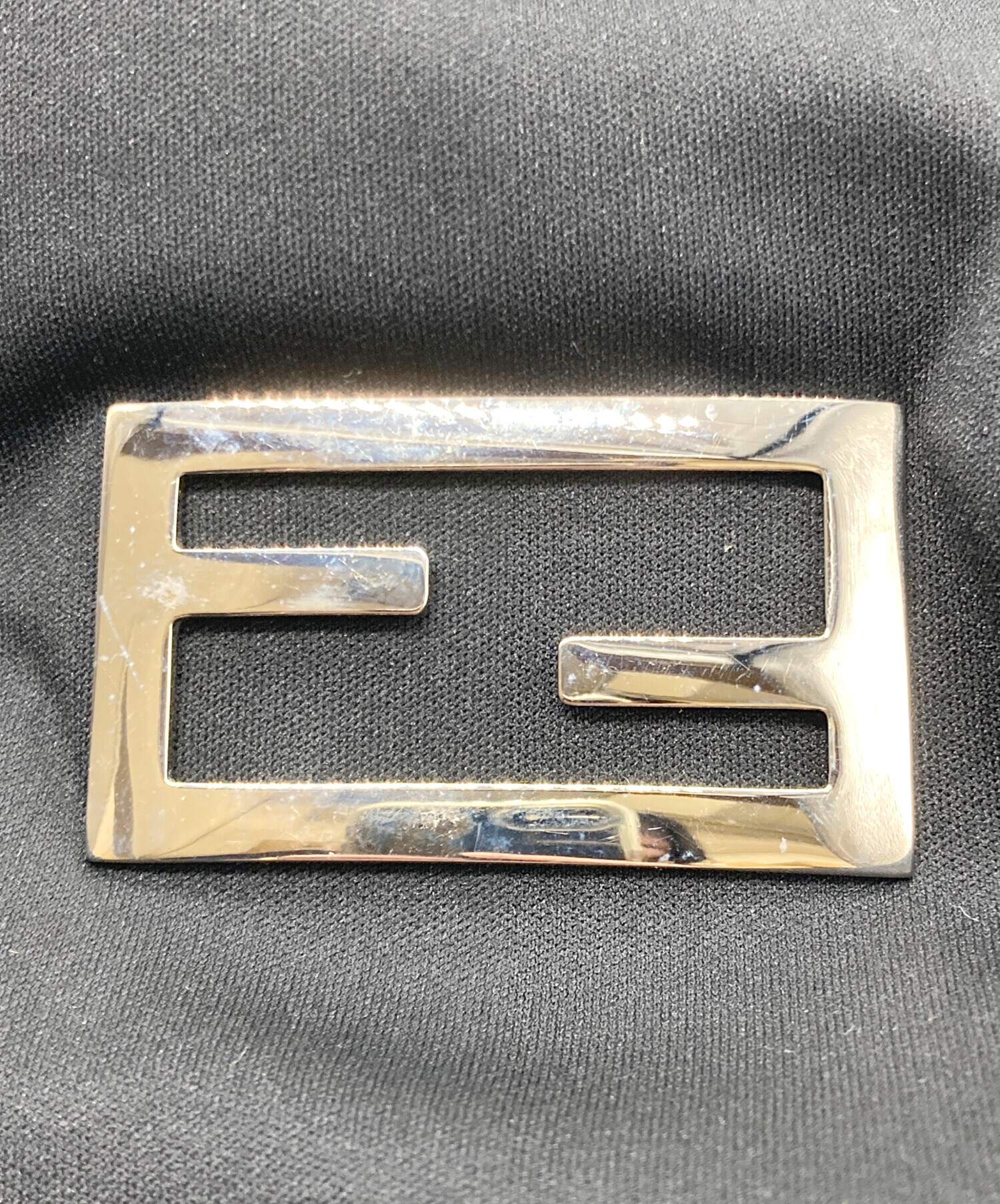 中古・古着通販】FENDI (フェンディ) FFロゴプレート トートバッグ