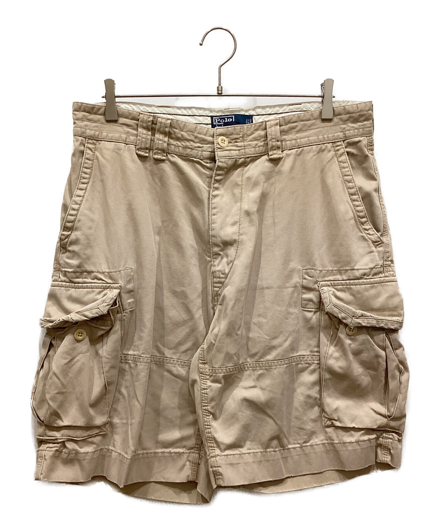 RRL ベージュ カーゴショートパンツ　W35 ラルフローレン 中古・古着通販】POLO RALPH LAUREN (ポロ・ラルフローレン) カーゴ