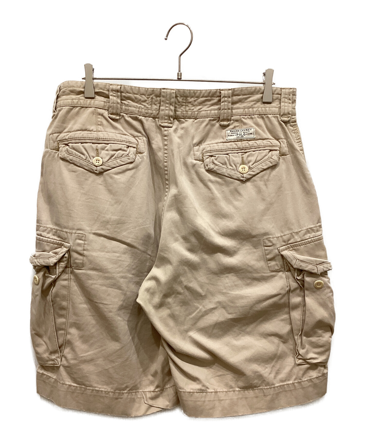 RRL ベージュ カーゴショートパンツ　W35 ラルフローレン 中古・古着通販】POLO RALPH LAUREN (ポロ・ラルフローレン) カーゴ